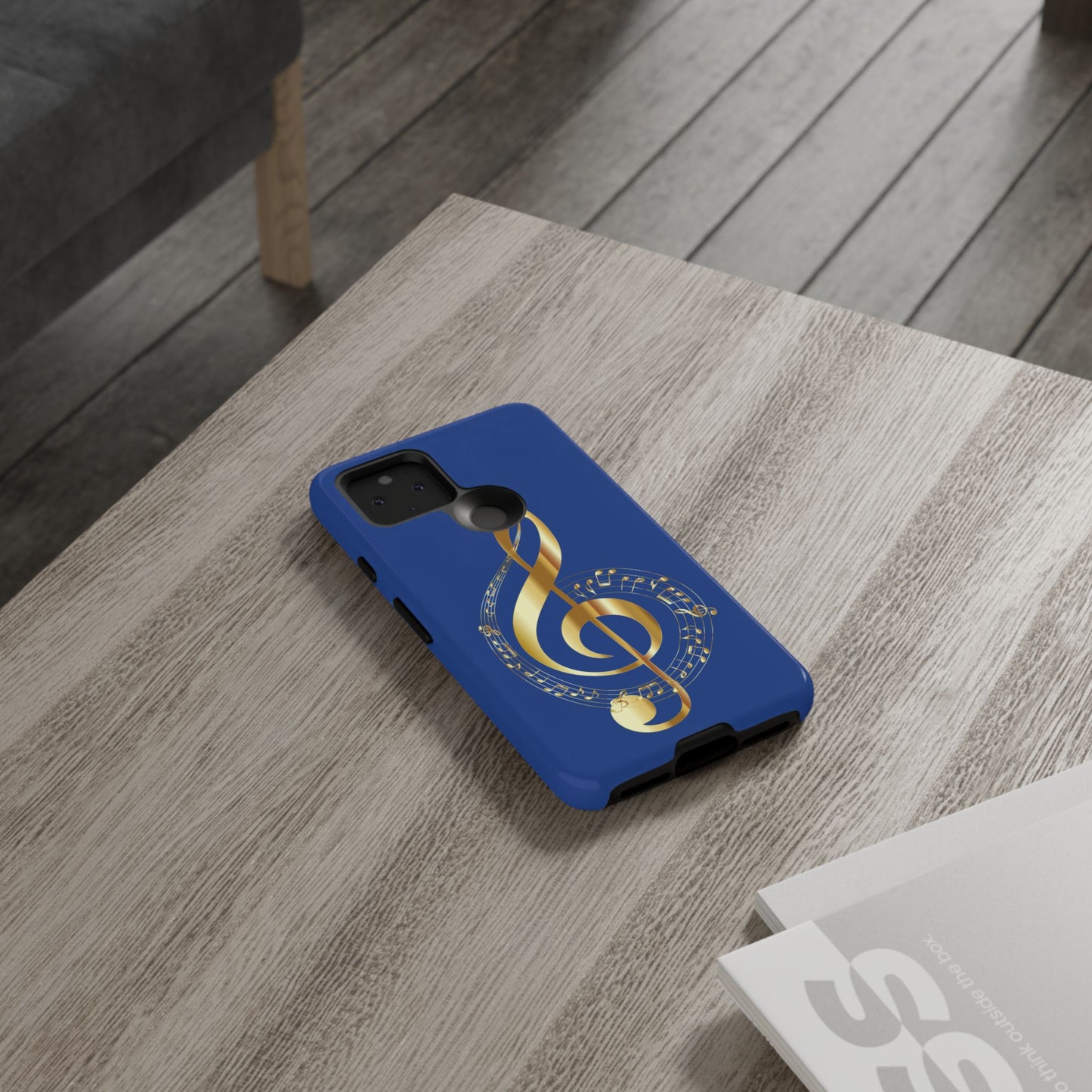 Tough Cases Blue and Gold Musical Note