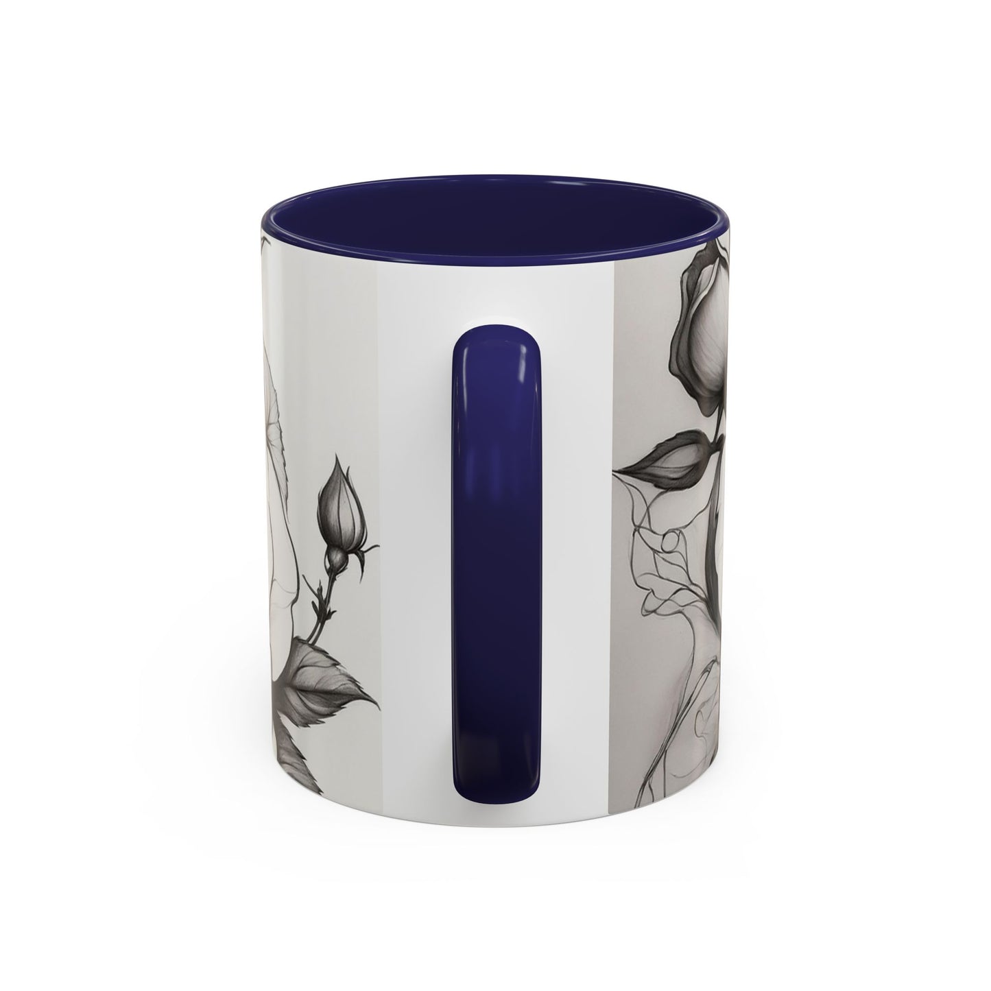 Elegant Floral Coffee Mug - Perfect Gift for Flower Lovers, Mother's Day, Birthdays, Home Decor, Office Use