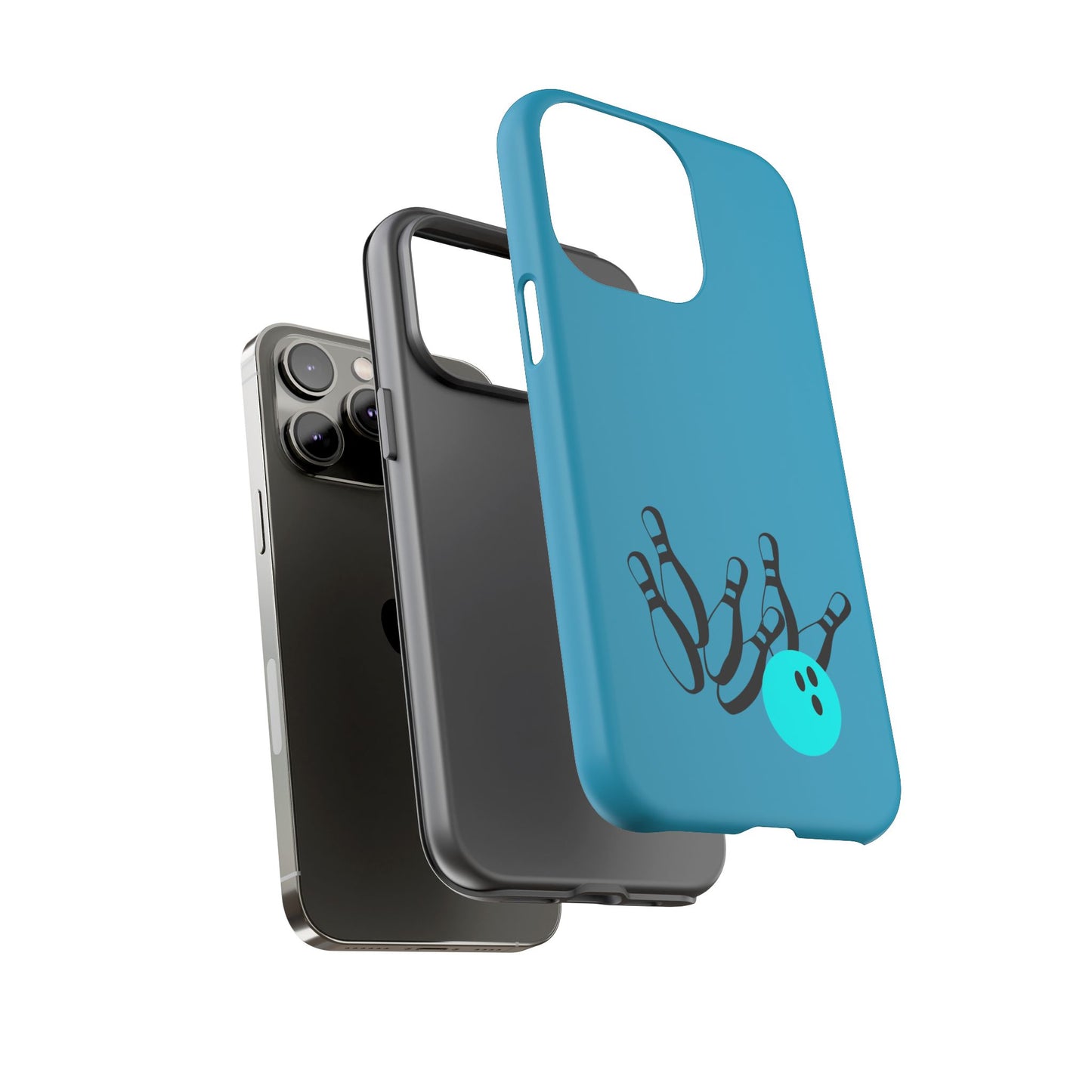 Bowling Phone Case, Tough Cases for Bowling Enthusiasts, Fun Gift for Bowlers, Unique Phone Accessory, Sports Themed Cases