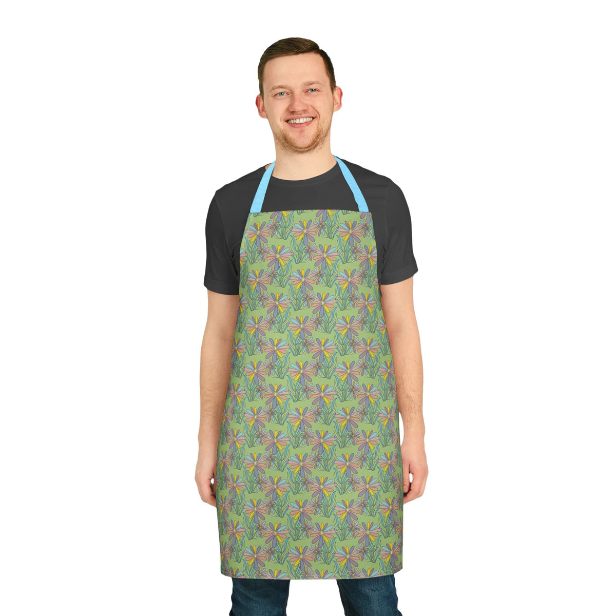 Apron, 5-Color Straps (AOP)