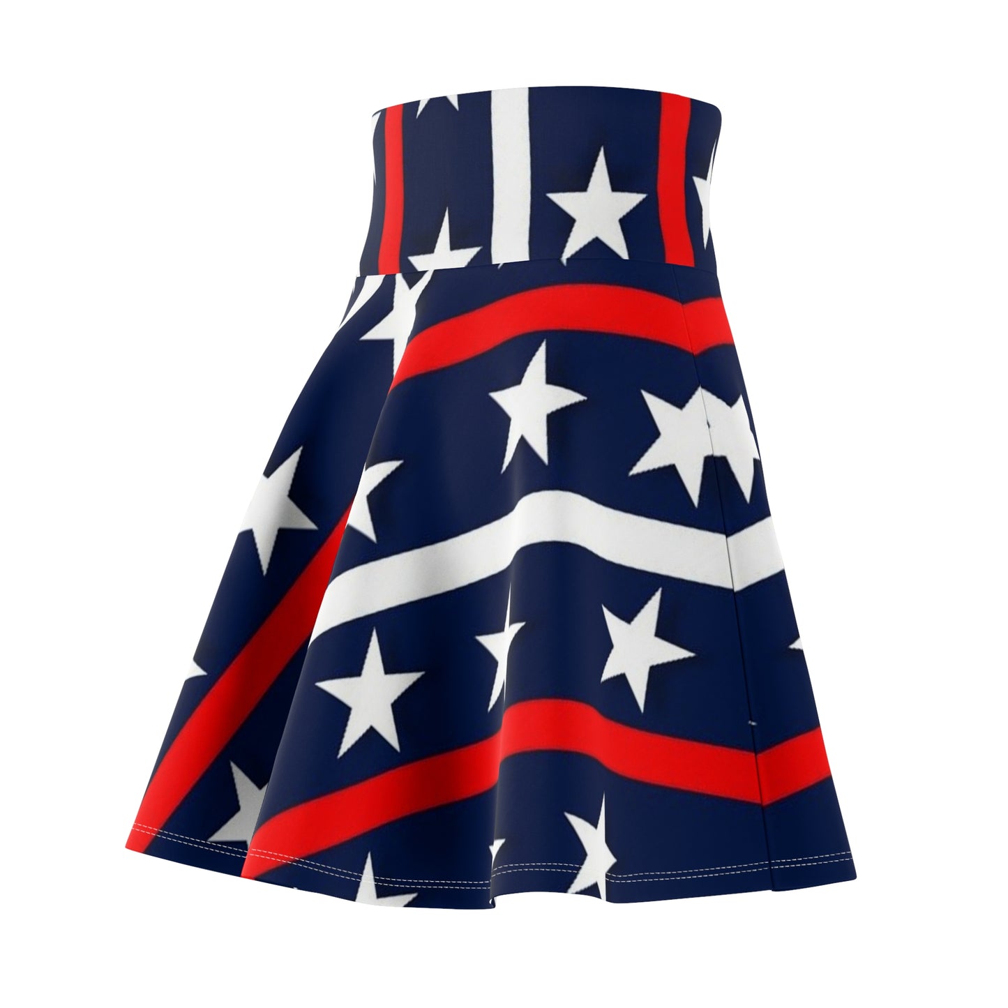 Star-Spangled Women's Skater Skirt | Patriotic Fashion, 4th of July Outfit, Casual Wear, Festive Party Skirt, Summer Style