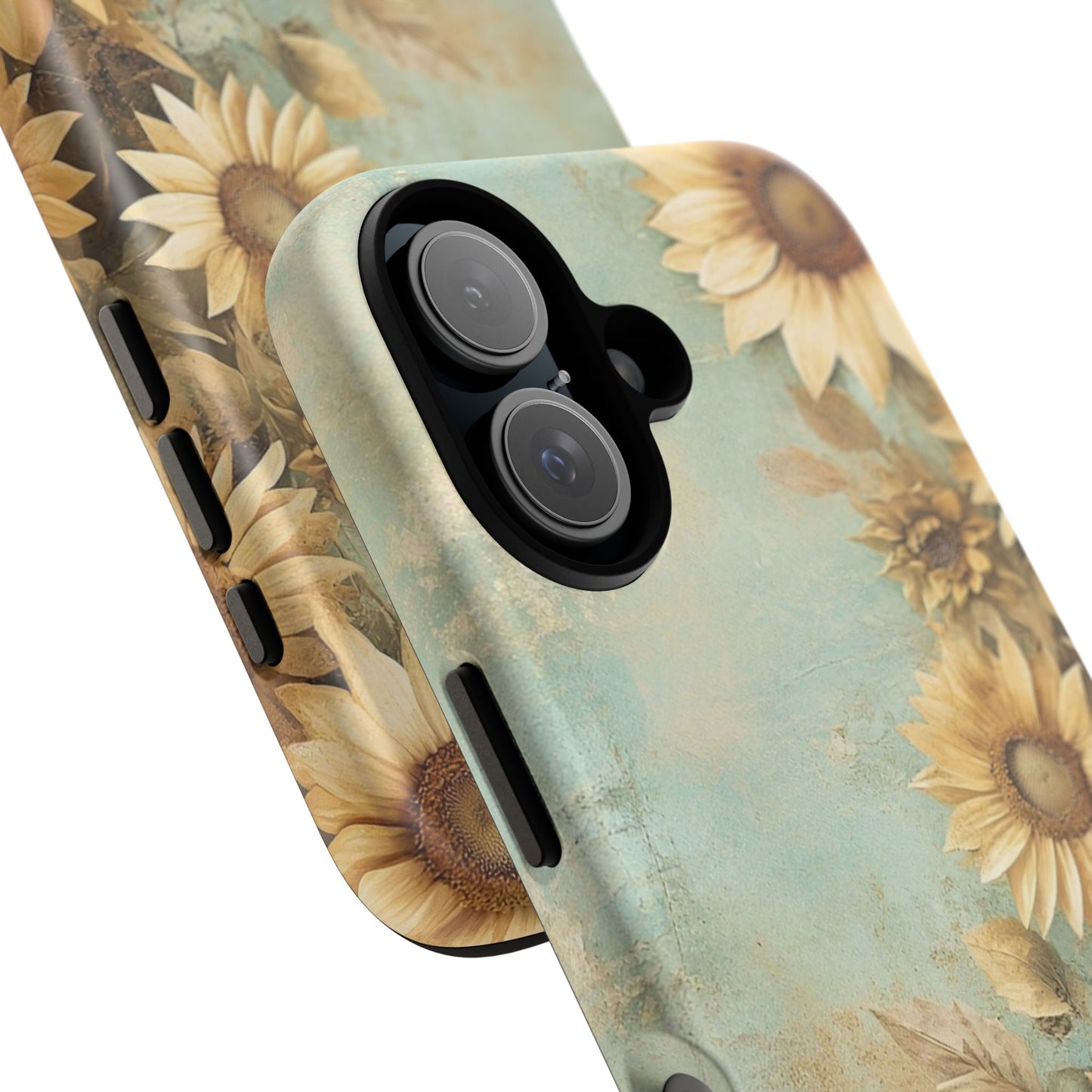 Sunflower Phone Case, Tough Shell Floral Cover, Nature Inspired Gift, Durable Protective Case, Perfect for Spring and Summer