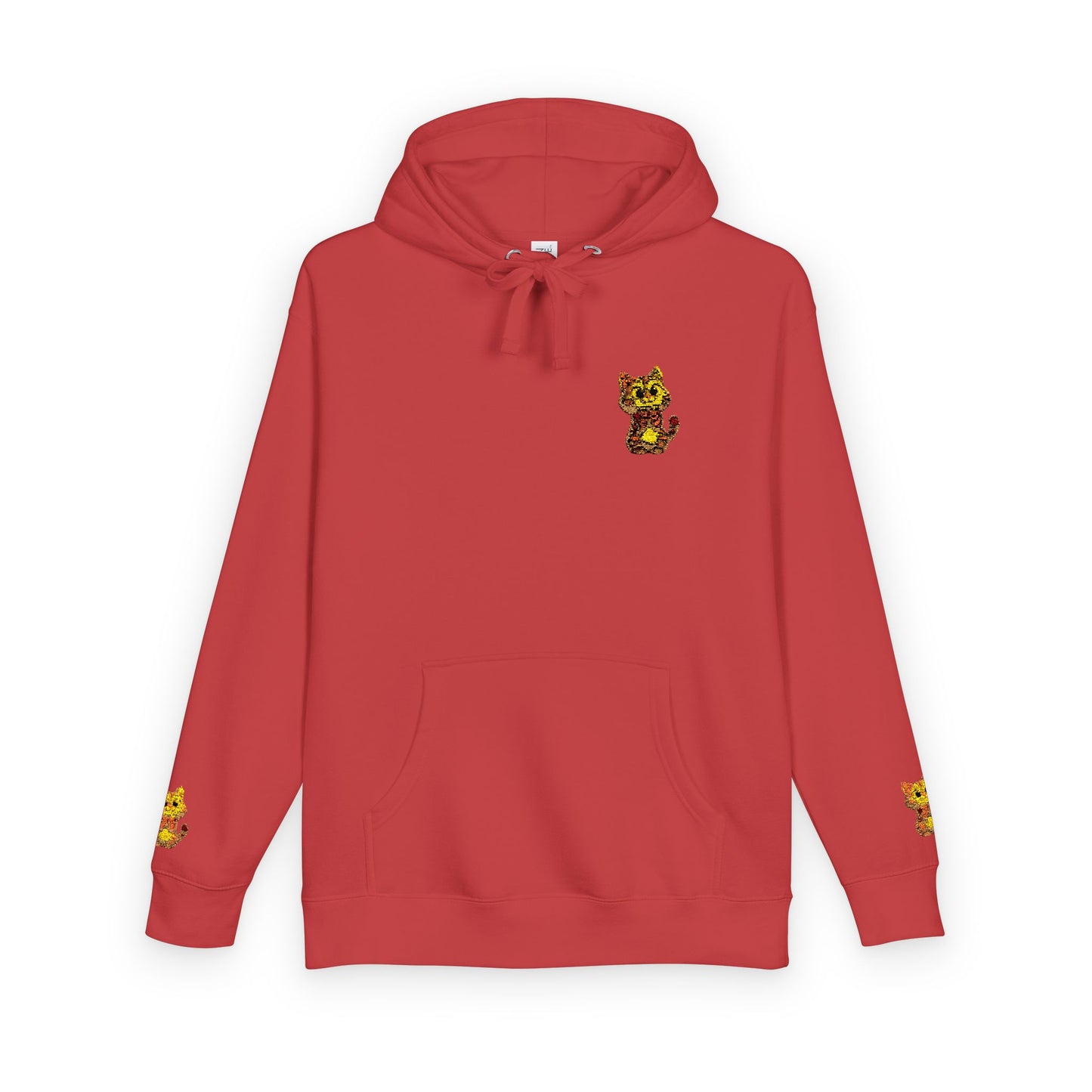 Cozy Fleece Hoodie with Cute Animal Design, Unisex Sweatshirt for Casual Outings, Gifts for Animal Lovers, Perfect for Fall and Winter