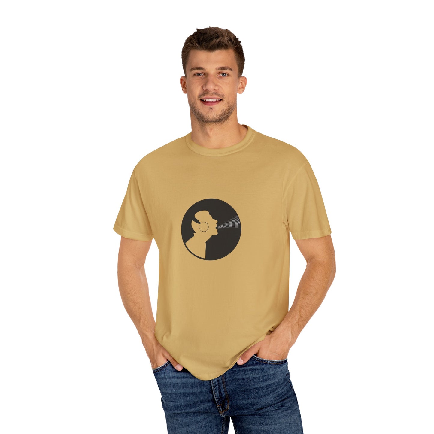 Vibrant Unisex Garment-Dyed T-shirt | Artistic Graphic Tee, Casual Wear, Gift for Him/Her, Summer Fashion, Colorful Apparel