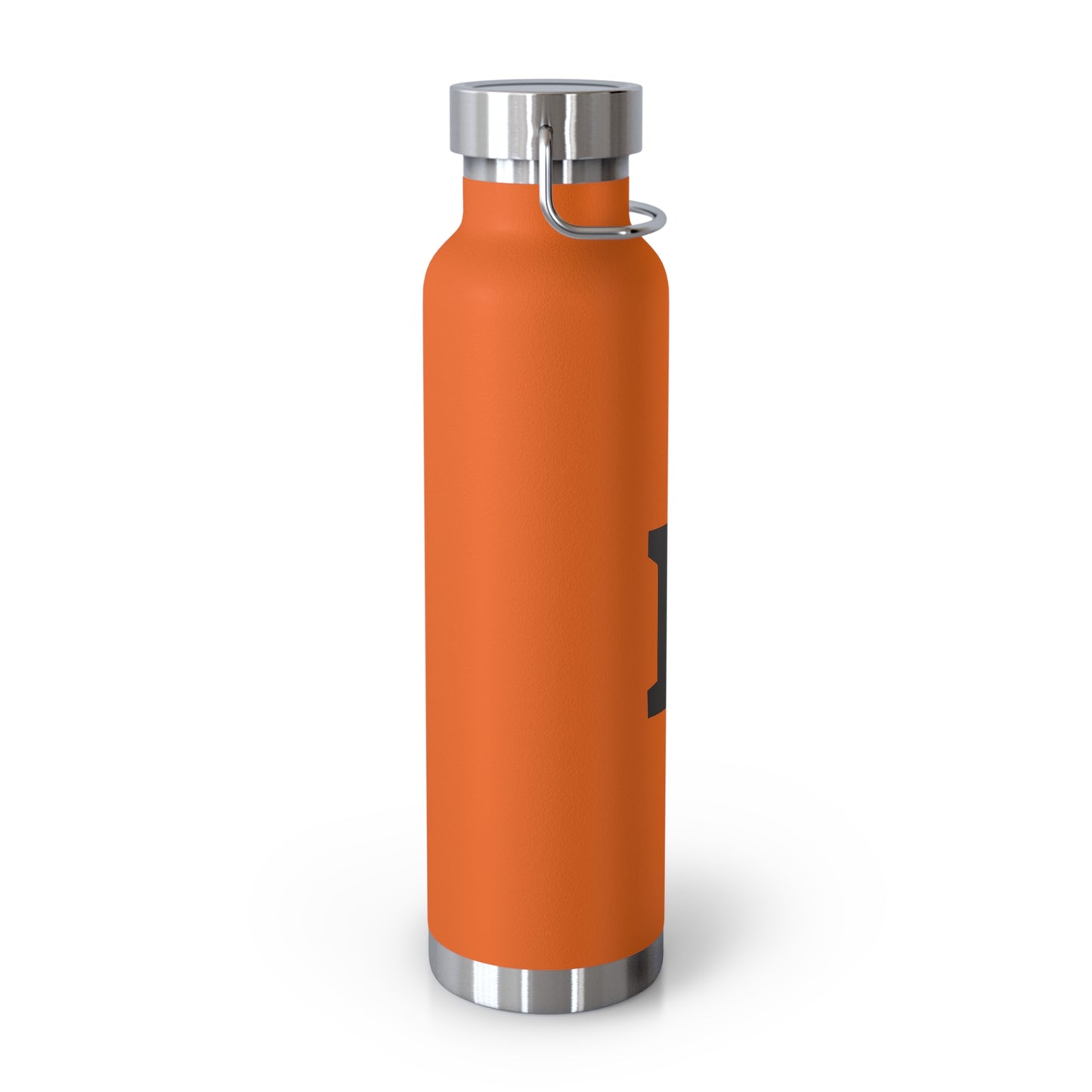 Personalized Copper Insulated Water Bottle, 22oz - "E" Custom Monogram