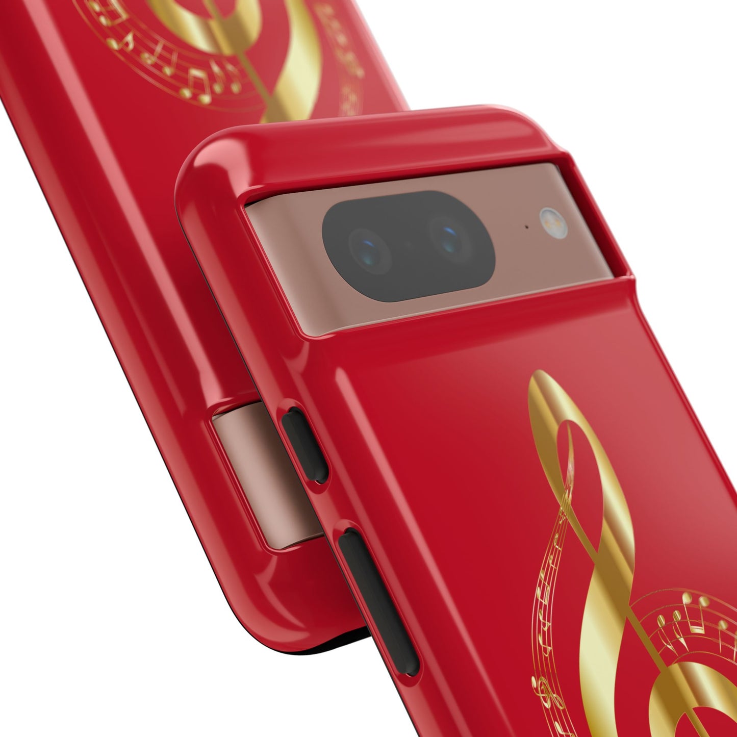 Tough Cases - Red Musical Note