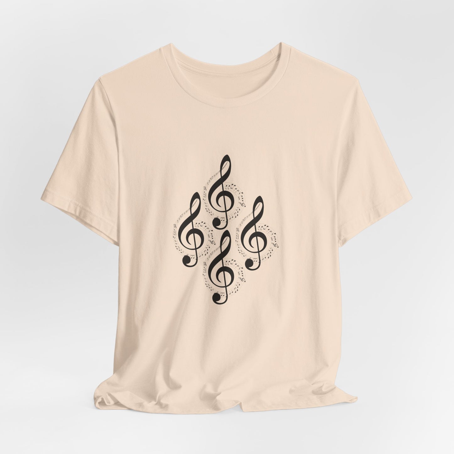 Musical Notes Tee - Perfect for Music Lovers, Casual Wear, Concerts, Festivals, Unique Gift Idea
