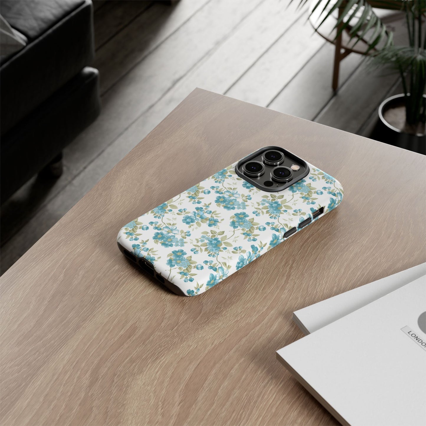 Floral Phone Case - Tough Cases, Durable Phone Cover, Cute Floral Design, Gift for Her, Trendy Phone Accessory, Spring Style