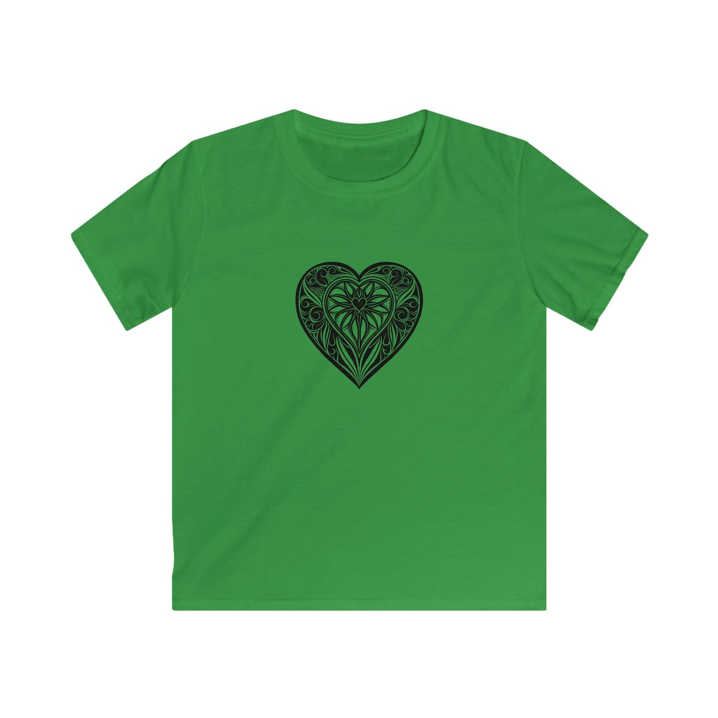 Heart Lion Kids Tee, Cute Children's T-Shirt, Animal Lovers Gift, Kids Fashion, Birthday Outfit