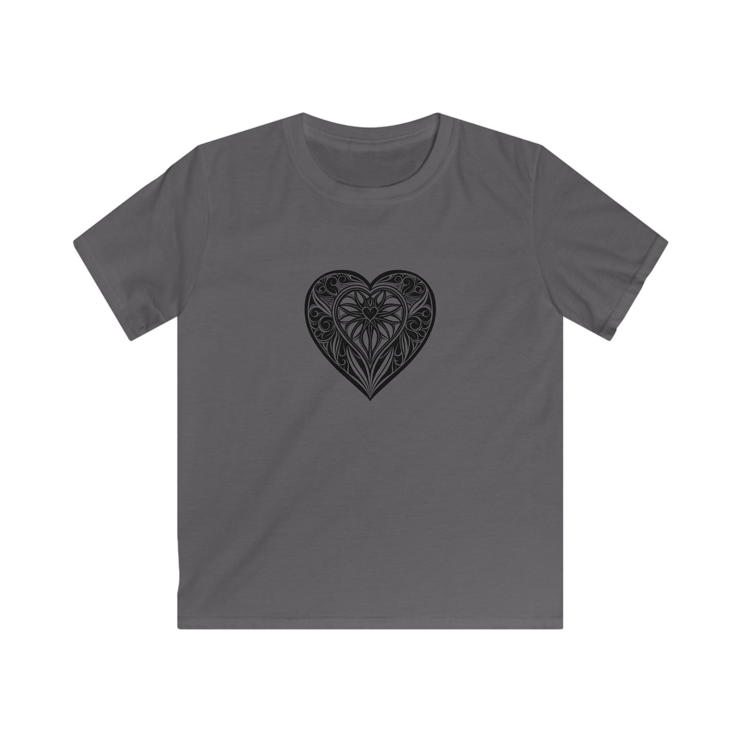 Heart Lion Kids Tee, Cute Children's T-Shirt, Animal Lovers Gift, Kids Fashion, Birthday Outfit