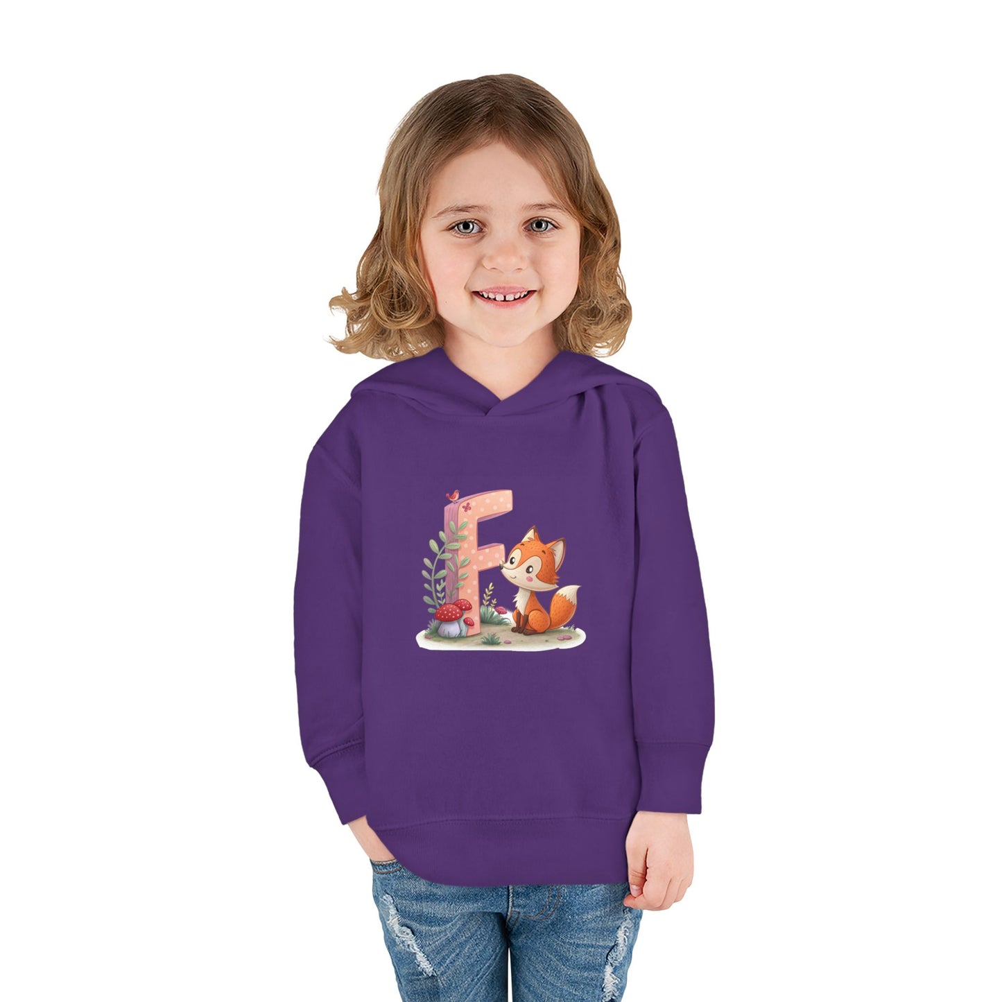 Cute Toddler Fox Hoodie, Fleece Pullover for Kids, Perfect Gift for Birthdays, Baby Showers, or Everyday Wear