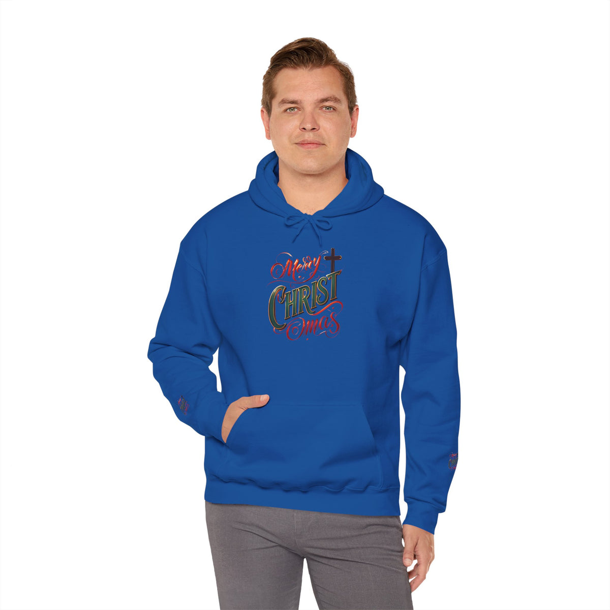 Merry Christmas Hoodie, Cozy Unisex Sweatshirt for Holiday Gatherings, Festive Gift Idea for Him/Her, Winter Apparel, Christmas Sweater