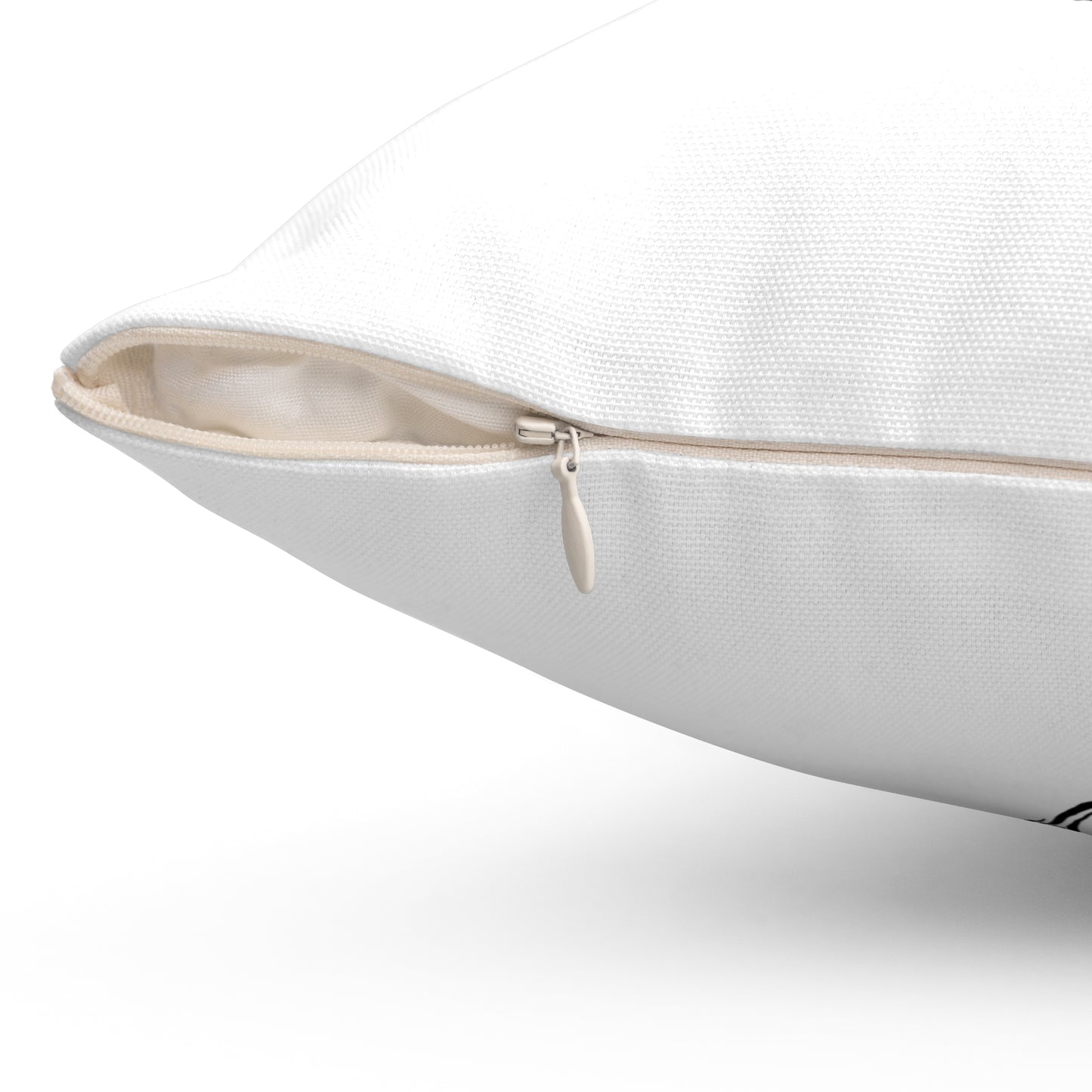 Elegant Monochrome Decorative Pillow, Modern Home Decor, Cozy Throw Cushion, Gift for Housewarming, Wedding, Thanksgiving