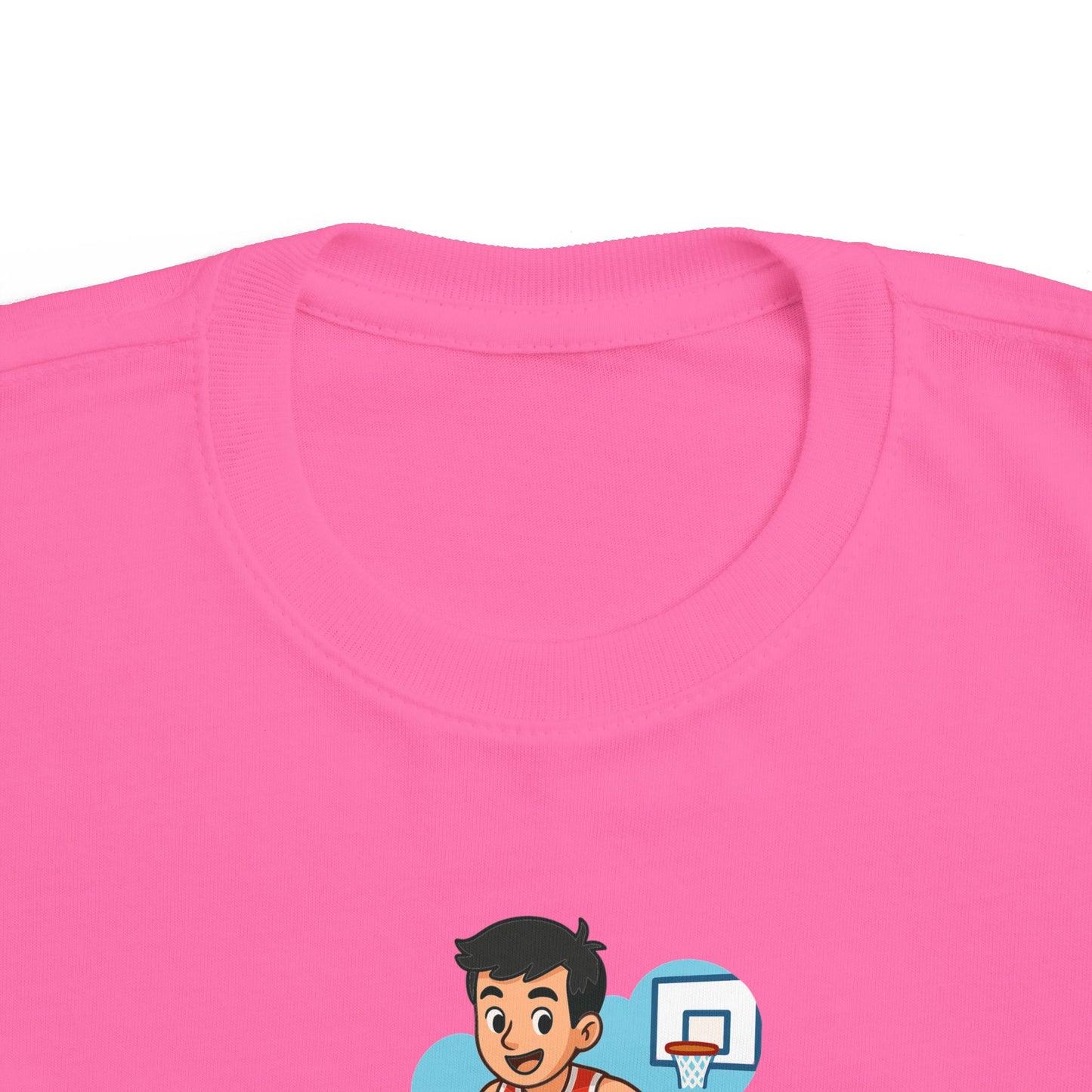 Toddler Basketball Tee, Fun Kids Graphic Shirt, Cute Toddler Sportswear, Toddler Birthday Gift, Playful Youth T-Shirt