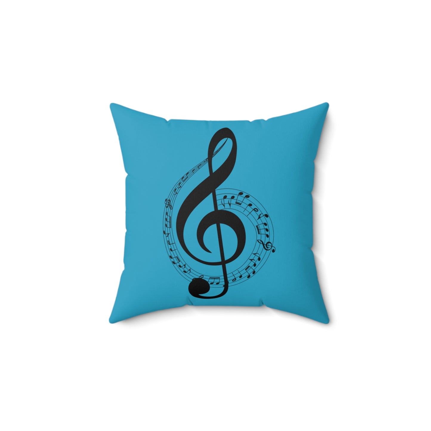 Musical Notes Decorative Pillow, Music Lover Gift, Home Decor, Soft Pillow for Couch, Unique Music Themed Decor