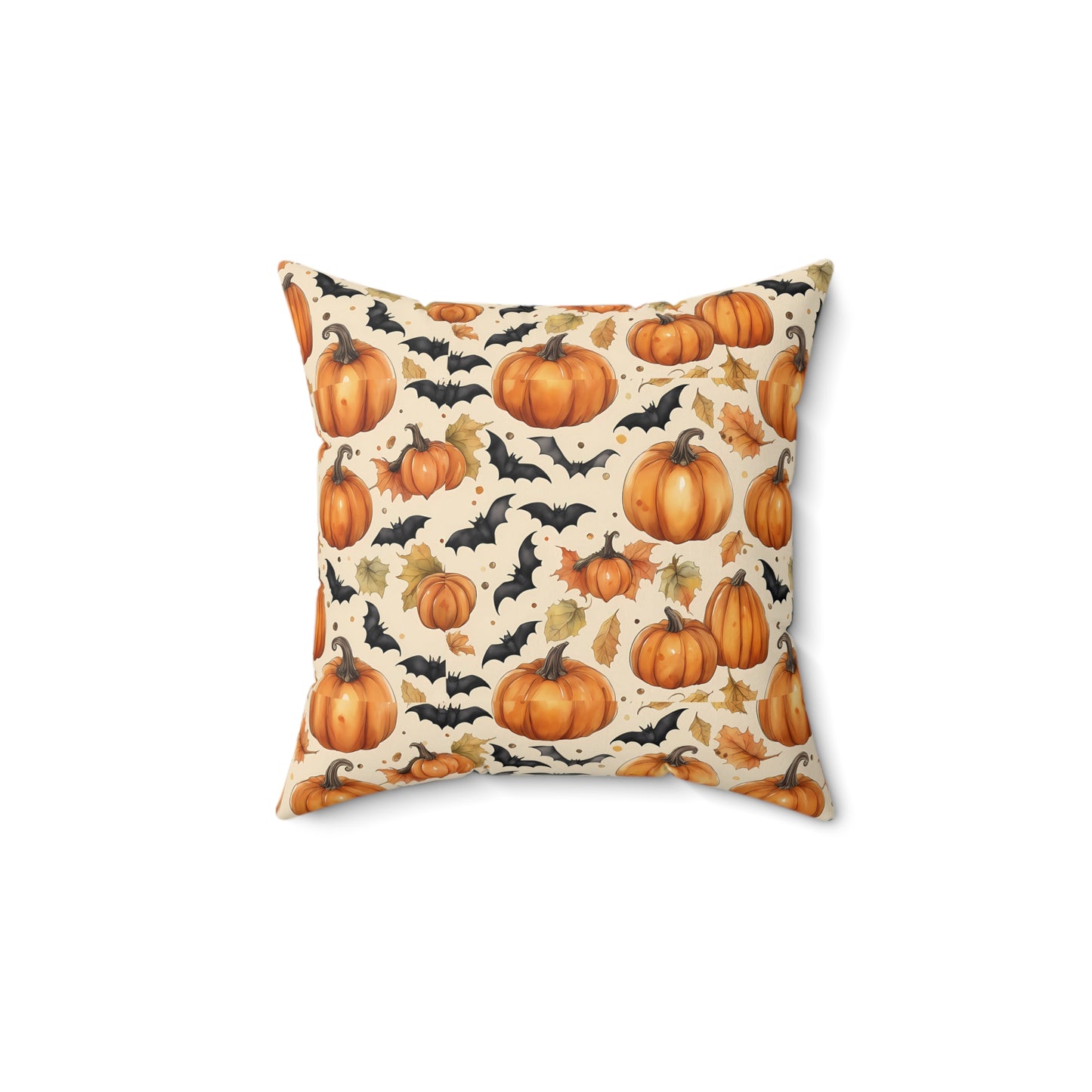 Halloween Pumpkin Bat Pillow, Decorative Throw Cushion for Fall Decor, Autumn Home Accents, Cozy Halloween Decor, Spooky Season Gift