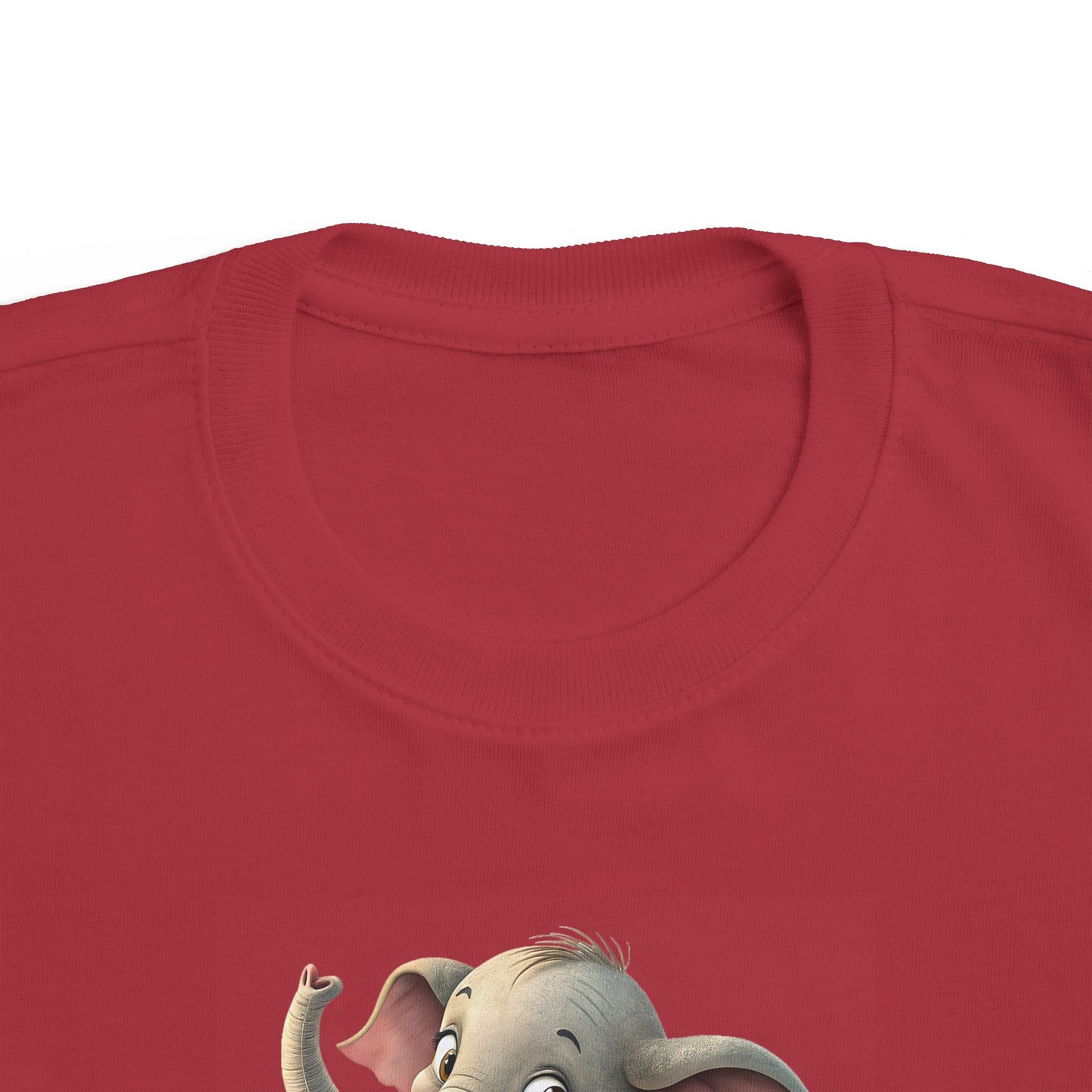 Cute Elephant Toddler Tee, Fun Summer Shirt, Kids Beachwear, Adorable Gift for Ages 2-5, Playful Animal Apparel