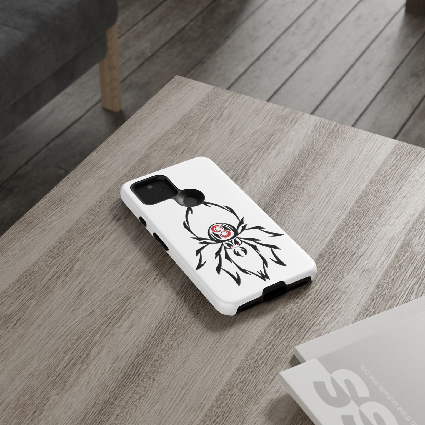 Spider Phone Case, Tough Cases, Stylish Accessory, Gift for Teens, Unique Design, Halloween Decor