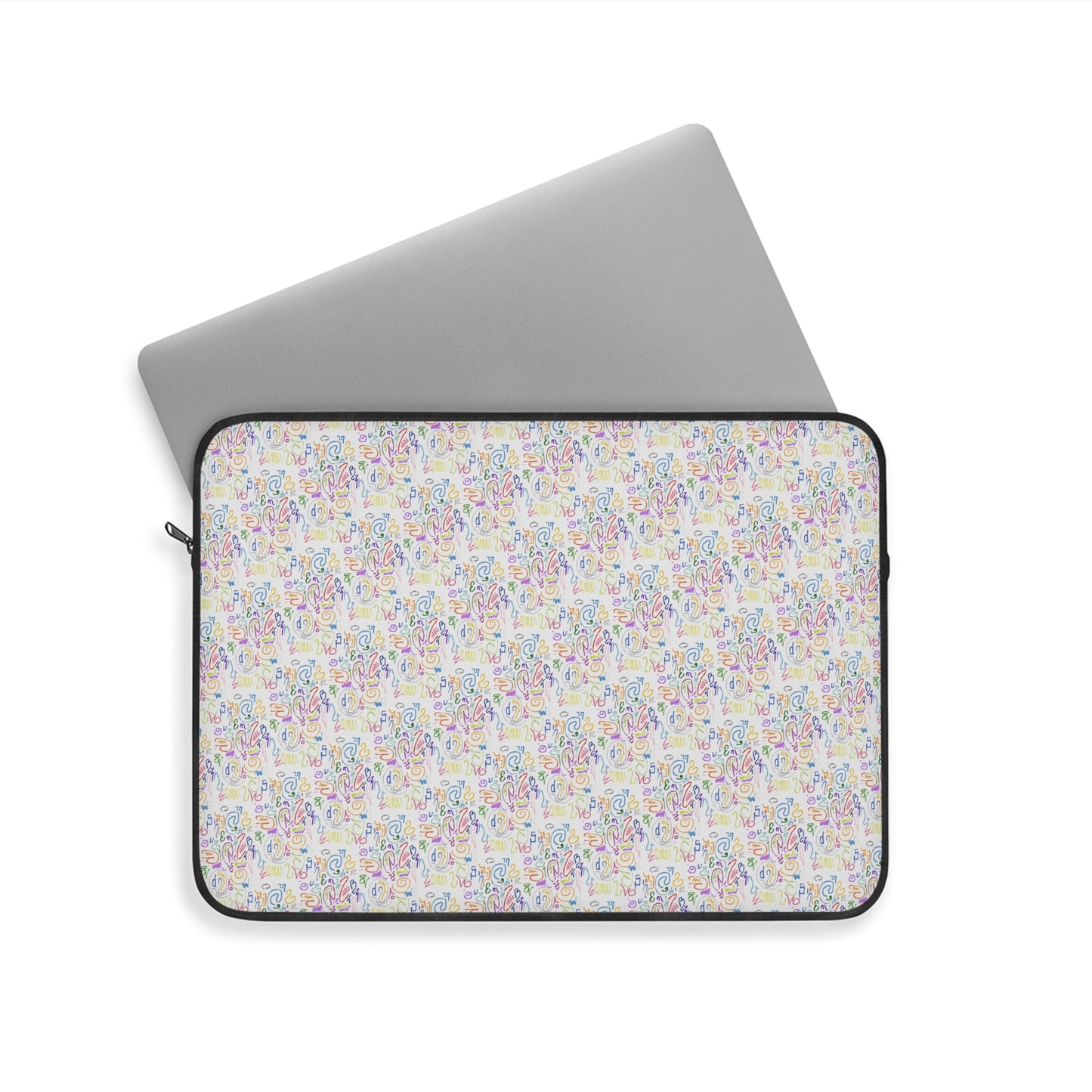 Colorful Patterned Laptop Sleeve - Stylish Tech Accessory for Students, Professionals, Gifts, Work, School, Travel