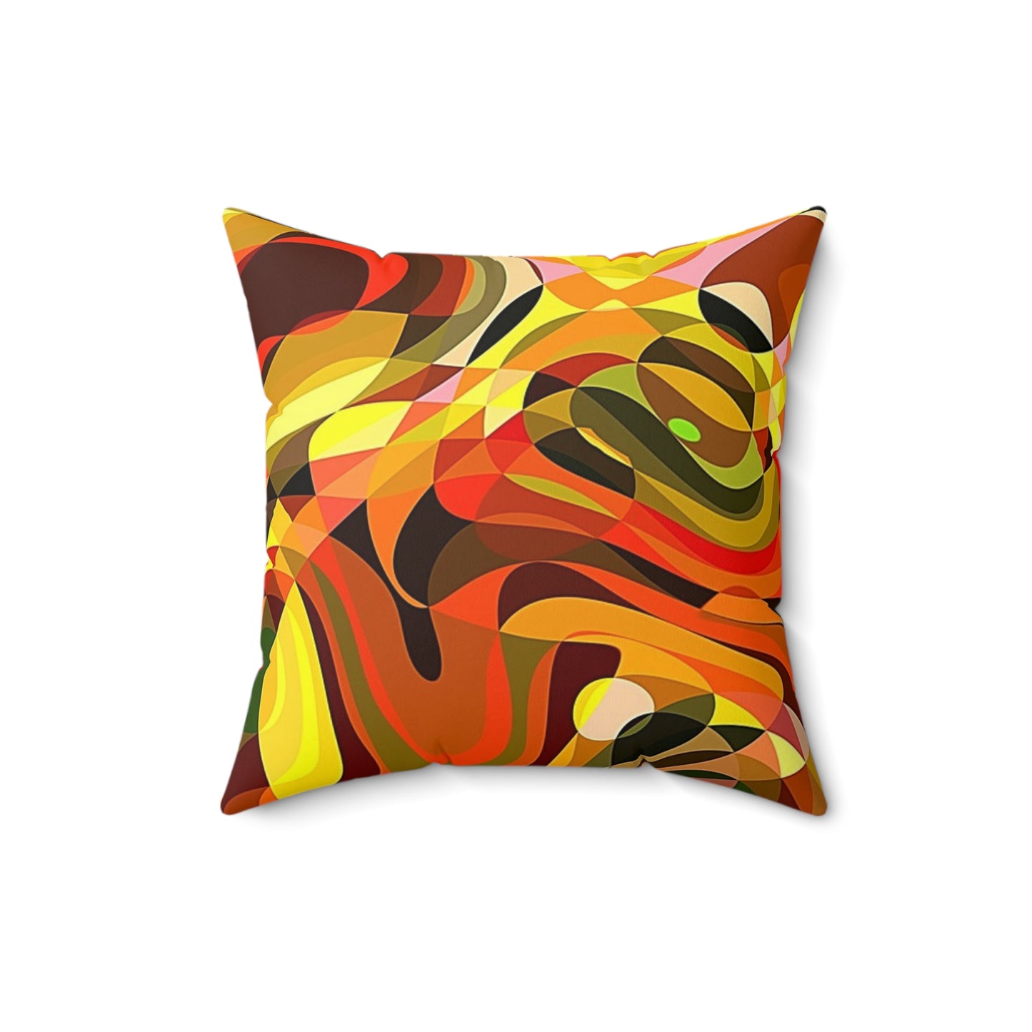 Bohemian Abstract Pillow, Decorative Throw Cushion for Home Decor, Modern Cozy Accent for Living Room, Gift
