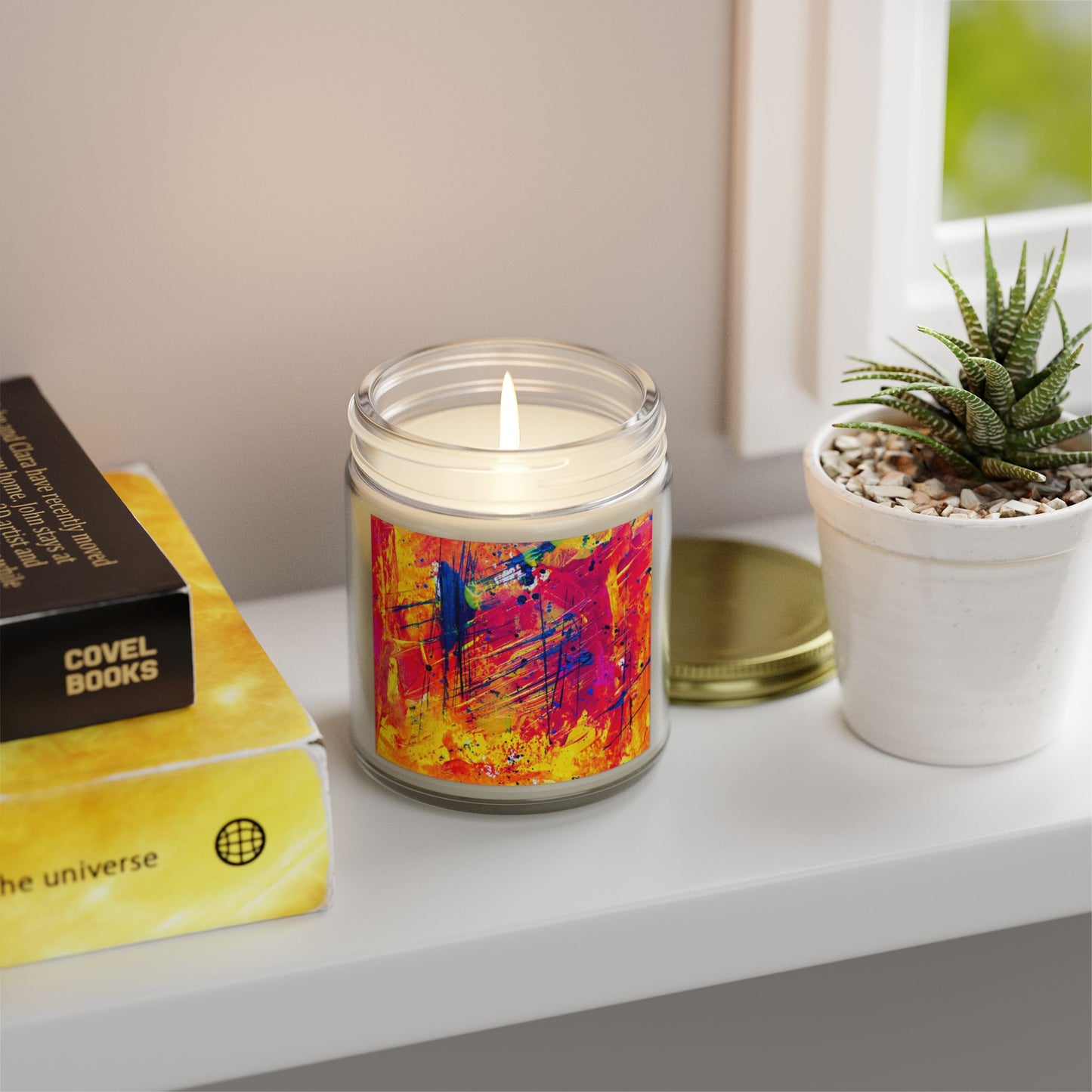 Vibrant Artistic Scented Candles - Perfect for Relaxation, Home Decor, Gifts, Celebrations, and Aromatherapy