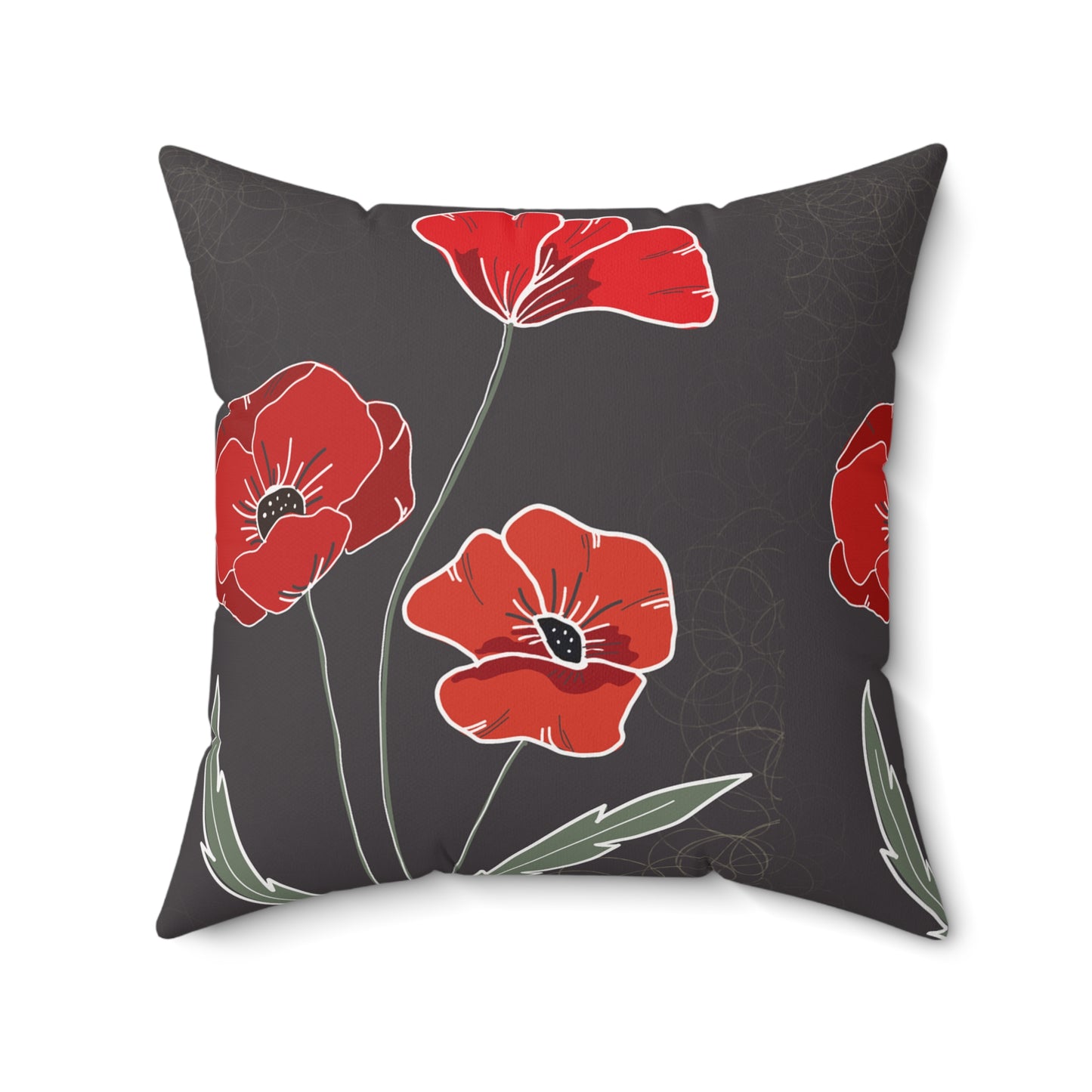 Spun Polyester Square Pillow