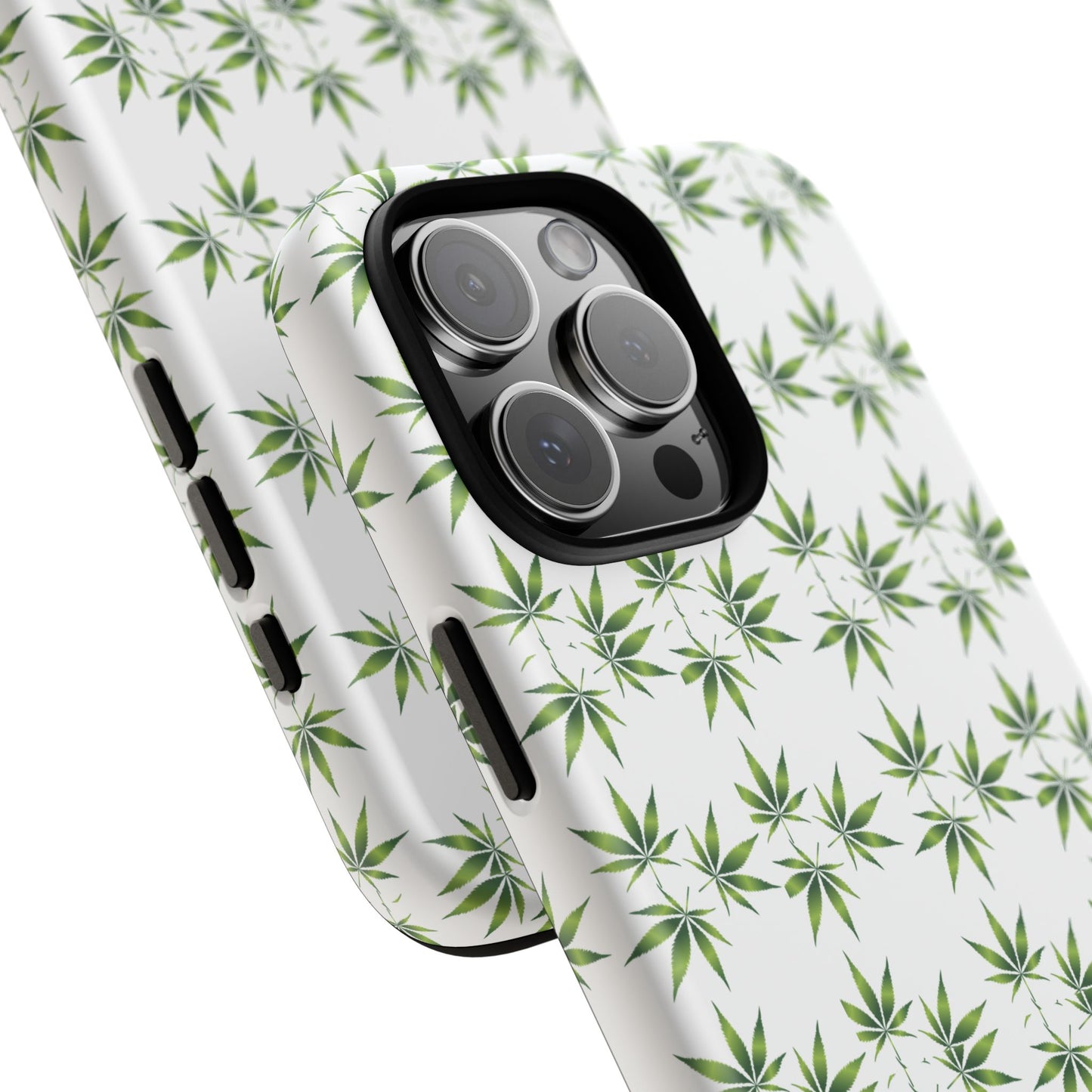 Stylish Phone Case with Cannabis Leaf Design, Durable Phone Cover, Gift for Stoner Friends, Unique Phone Accessory, Nature-Inspired Design