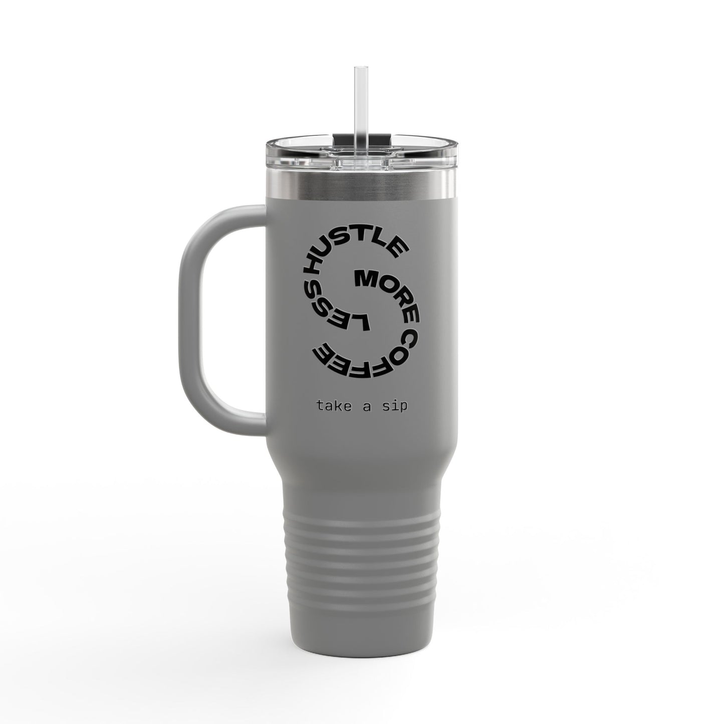 Motivational Insulated Travel Mug for Coffee Lovers, 40oz Coffee Tumbler, Perfect for Work and Travel, Gift for Her