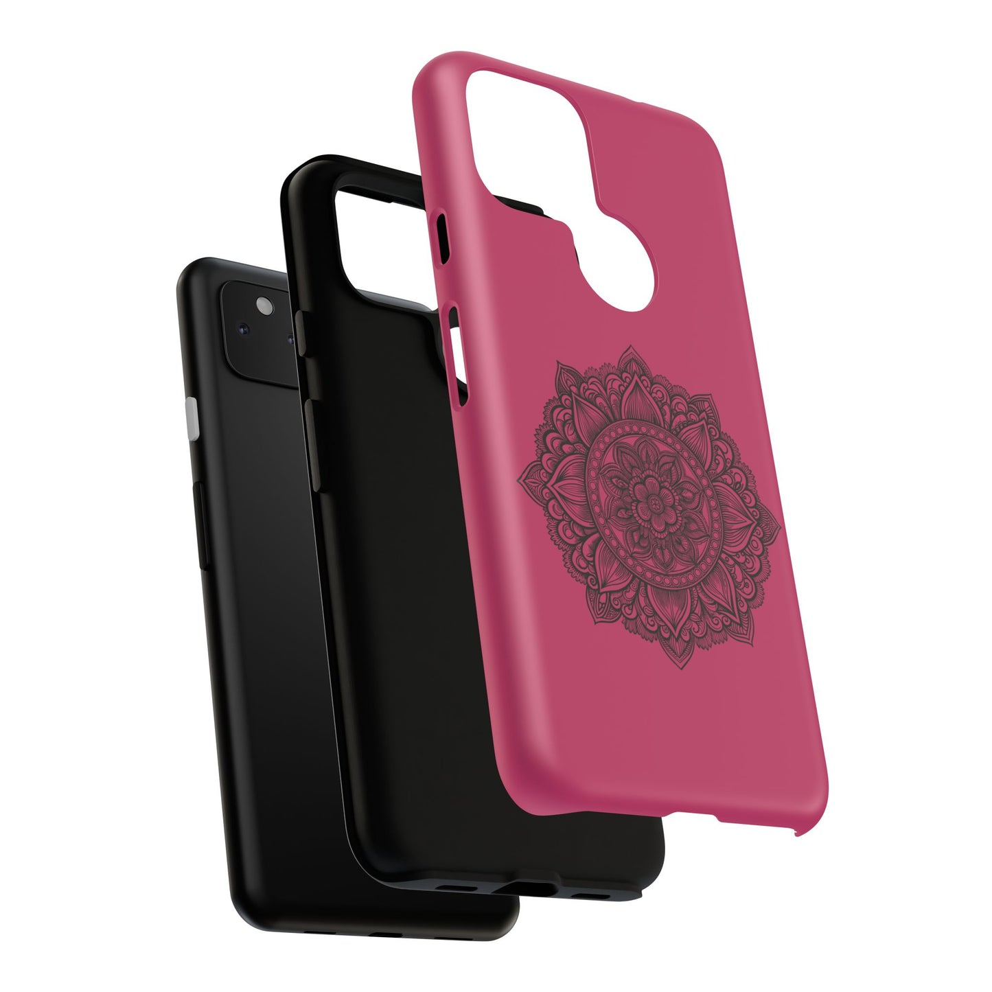 Vibrant Mandala Phone Case, Artistic Protection Cover, Gift for Her, Trendy Accessories, Birthday or Holiday Present