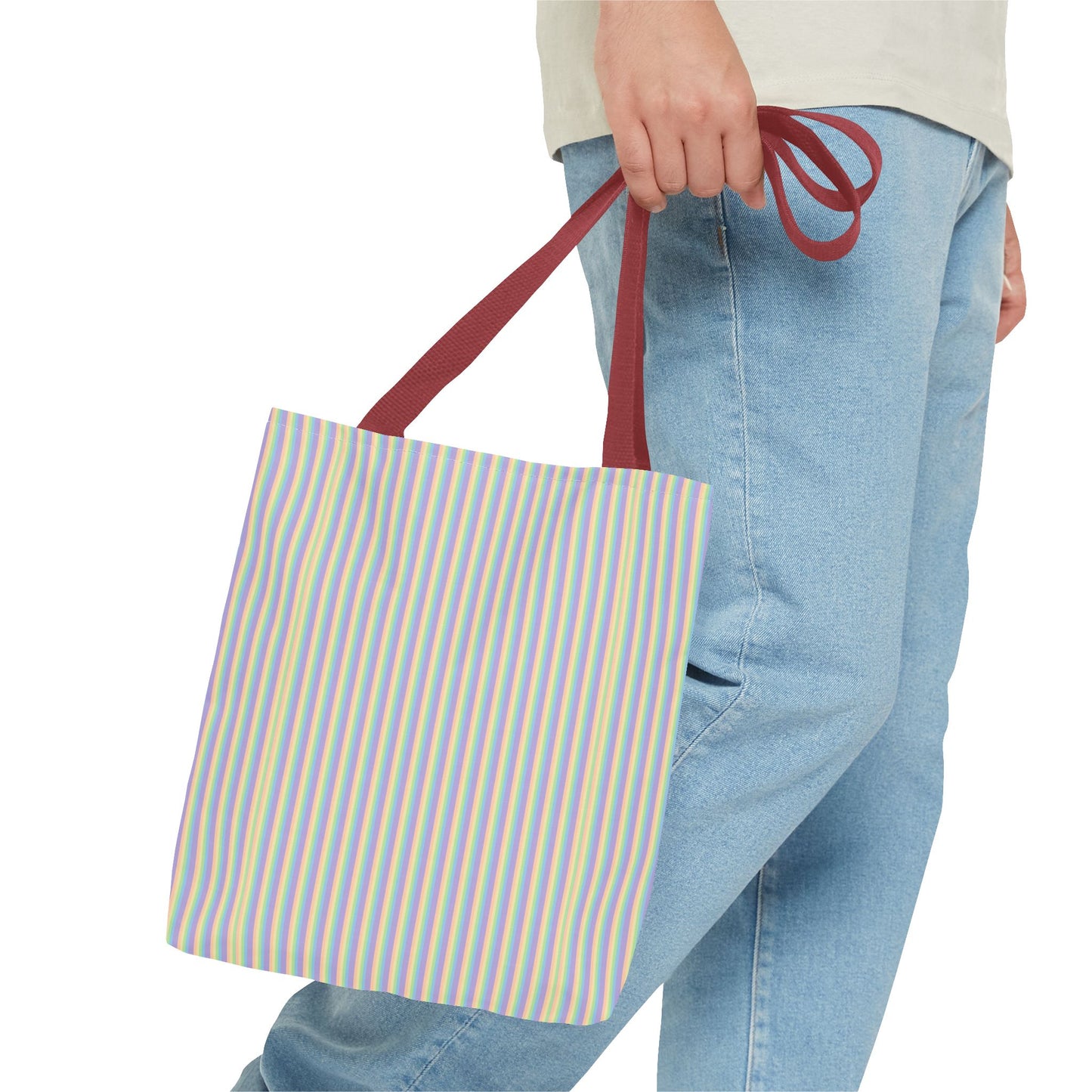 Colorful Striped Tote Bag | Reusable Shopping Bag, Beach Tote, Eco-Friendly Gift, Everyday Carryall, Summer Essentials