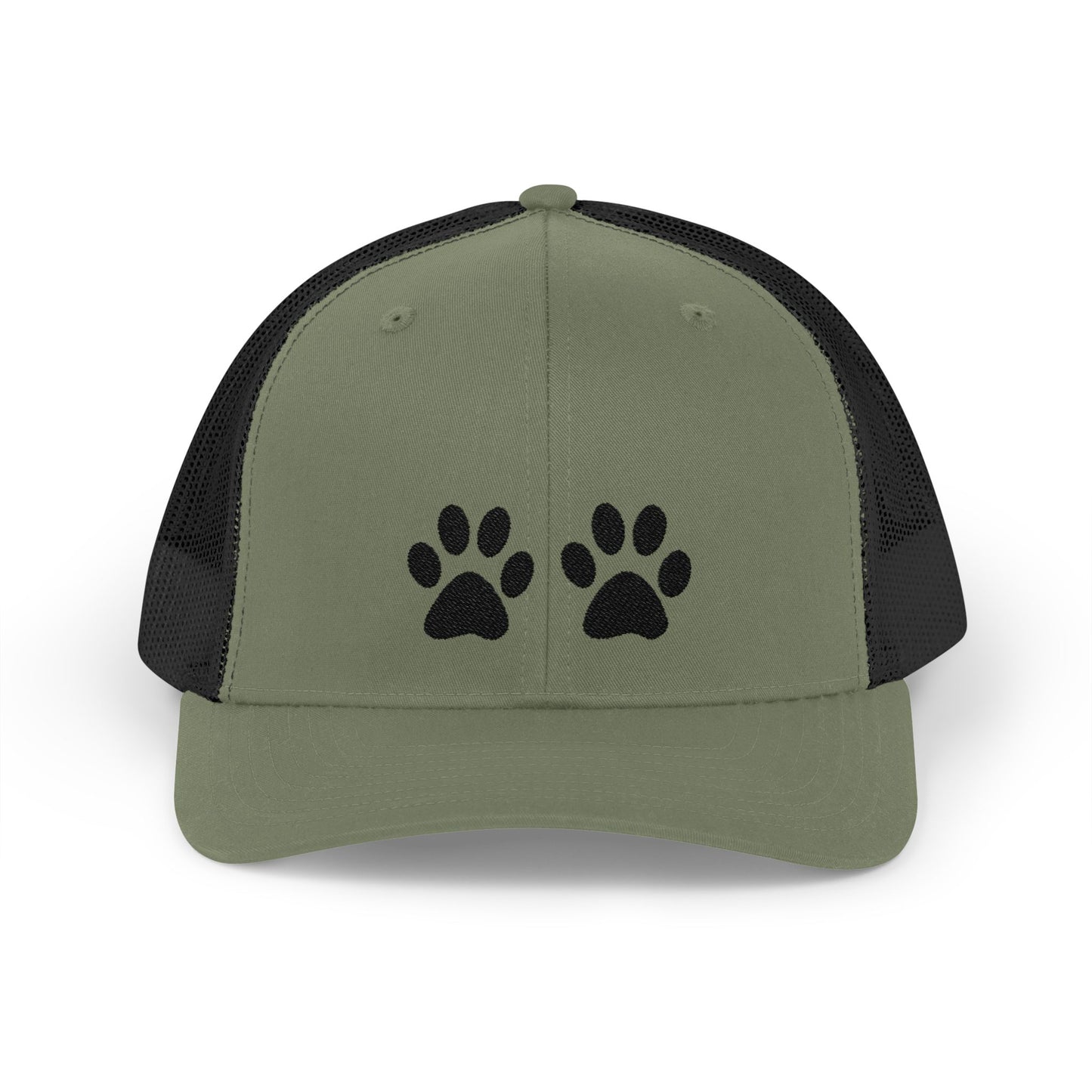 Paw Print Snapback Trucker Cap - Dog Lovers Hat, Pet Dad Gift, Adjustable Cap for Animal Lovers, Outdoor Activities, Casual Wear