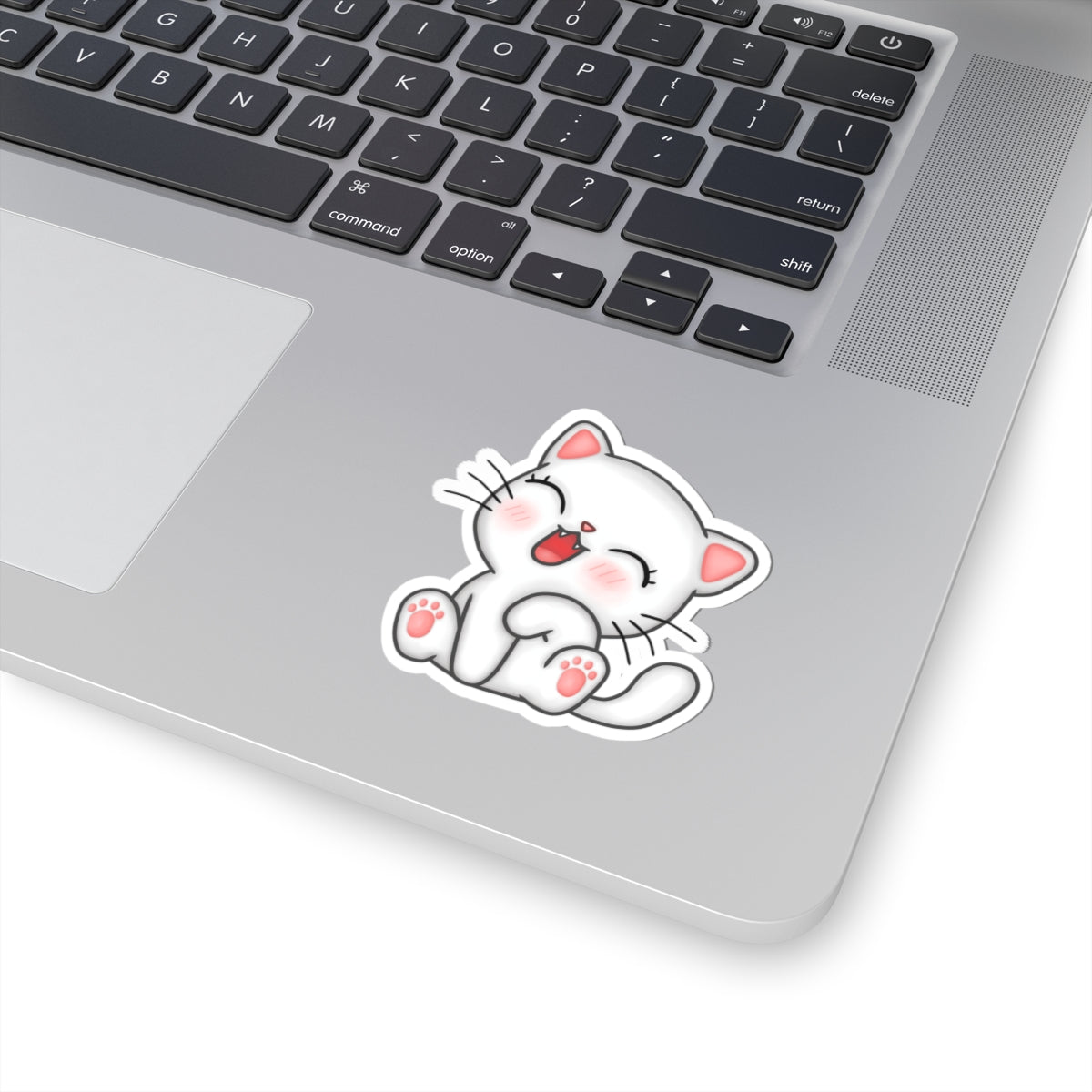 Cute Cat Kiss-Cut Stickers, Adorable Cat Stickers for Laptops, Scrapbooking, Gifts for Cat Lovers, Playful Decor