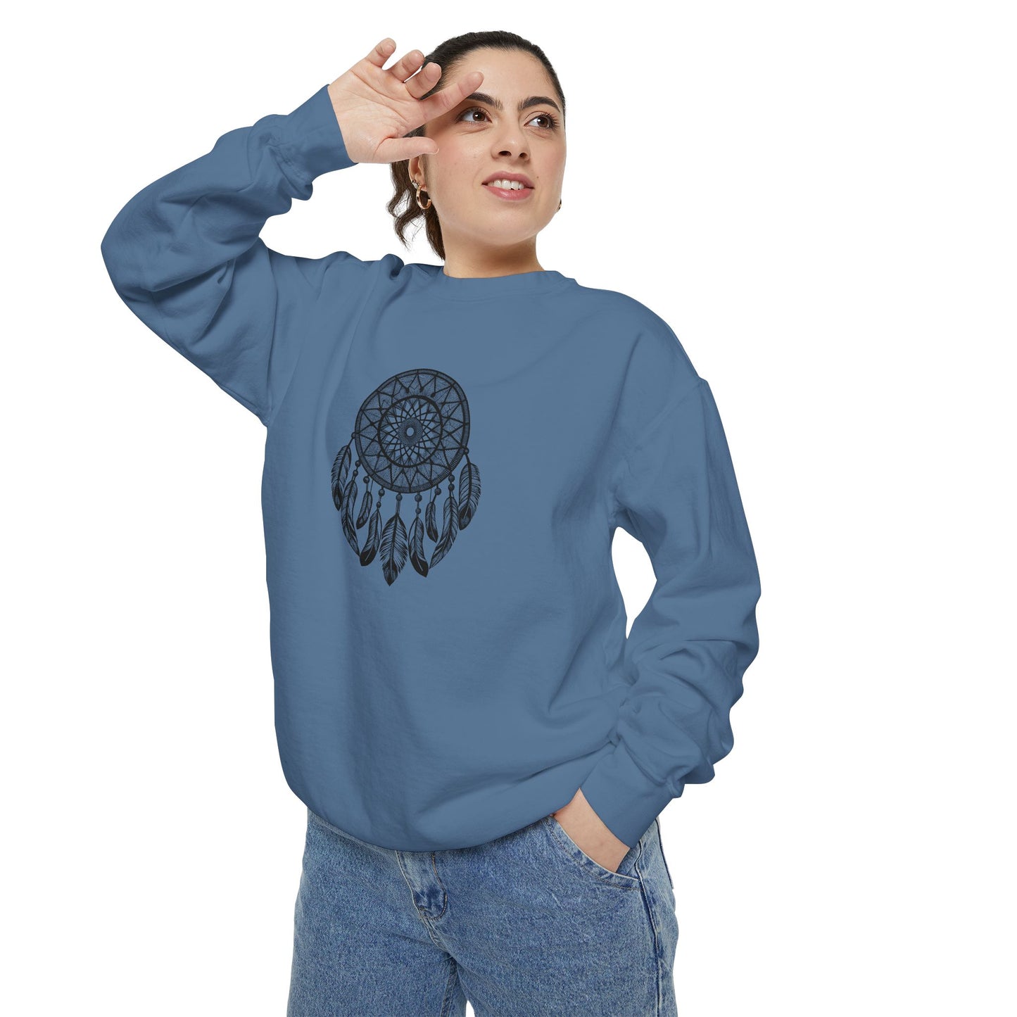 Dreamcatcher Sweatshirt for Cozy Vibes, Perfect Gift for Boho Lovers, Casual Outfits, Fall Style, Relaxing Days