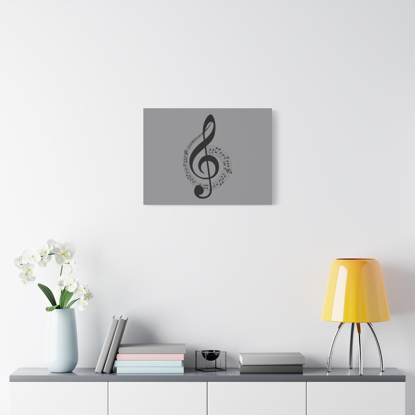 Musical Notes Canvas Print, Wall Art for Musicians, Music Lovers, Home Decor, Gift for Music Teacher, Birthday, Housewarming