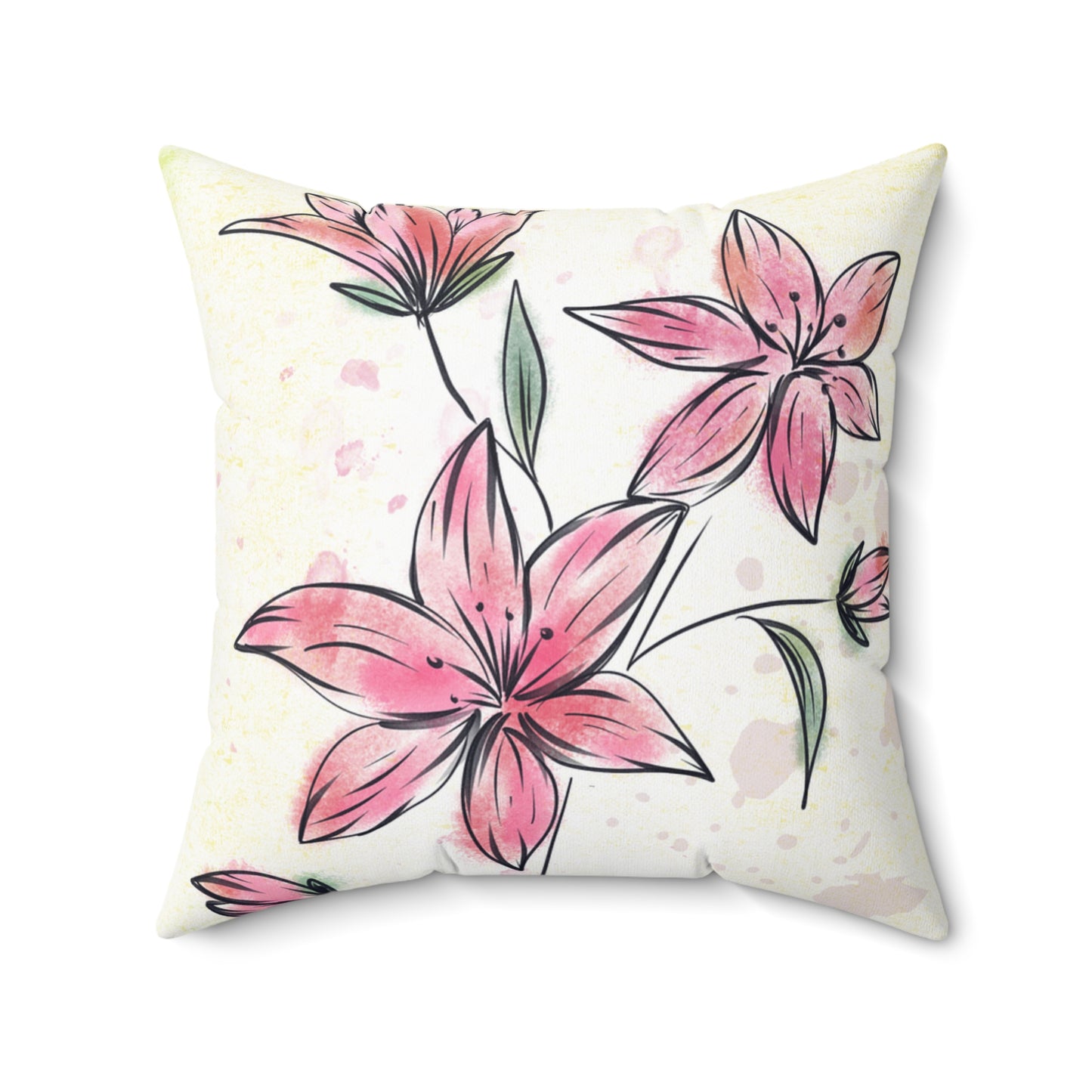 Spun Polyester Square Pillow