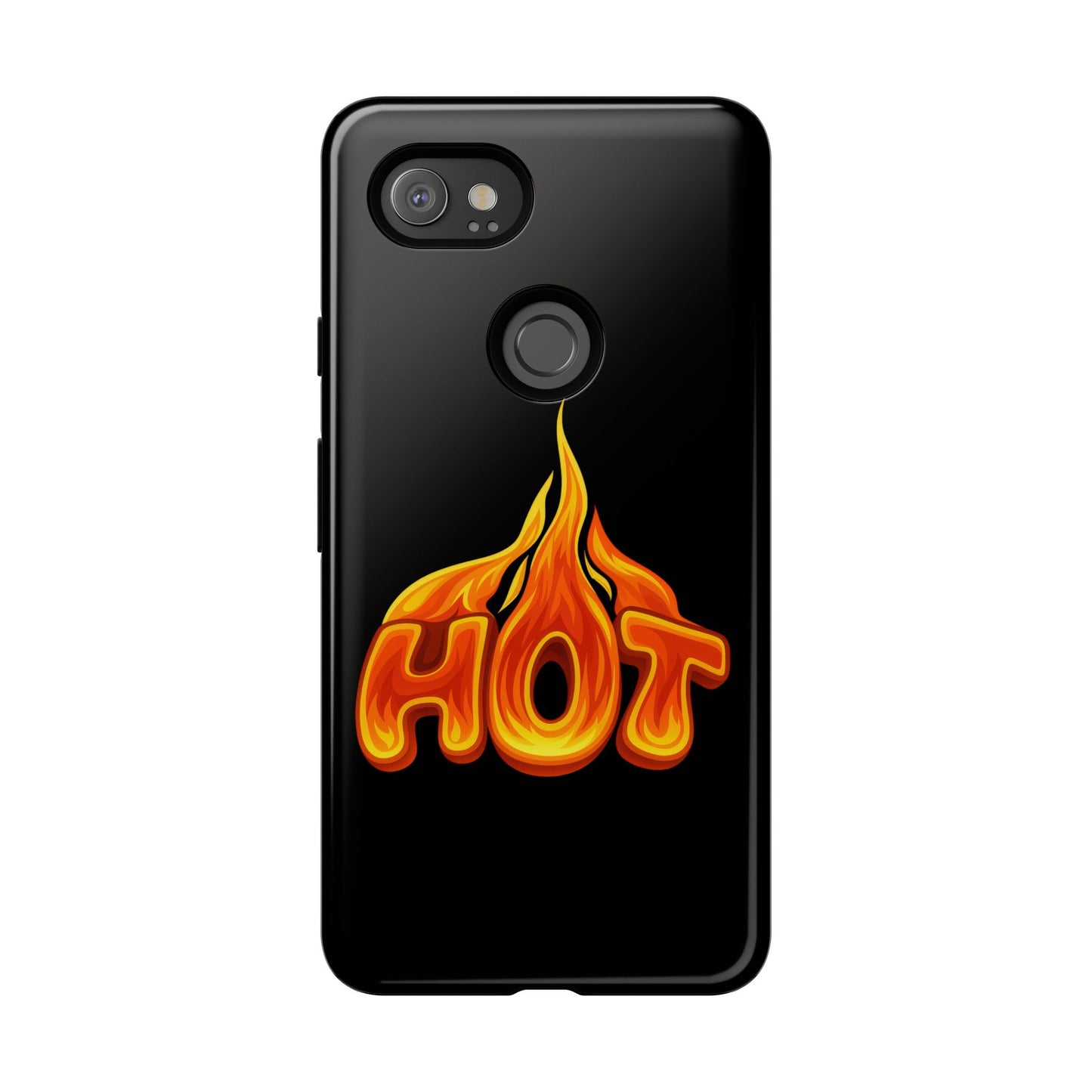 Stylish Phone Case, Hot Flames Design, Gift for Teens, Trendy Accessory, Protective Cover, Unique Phone Case