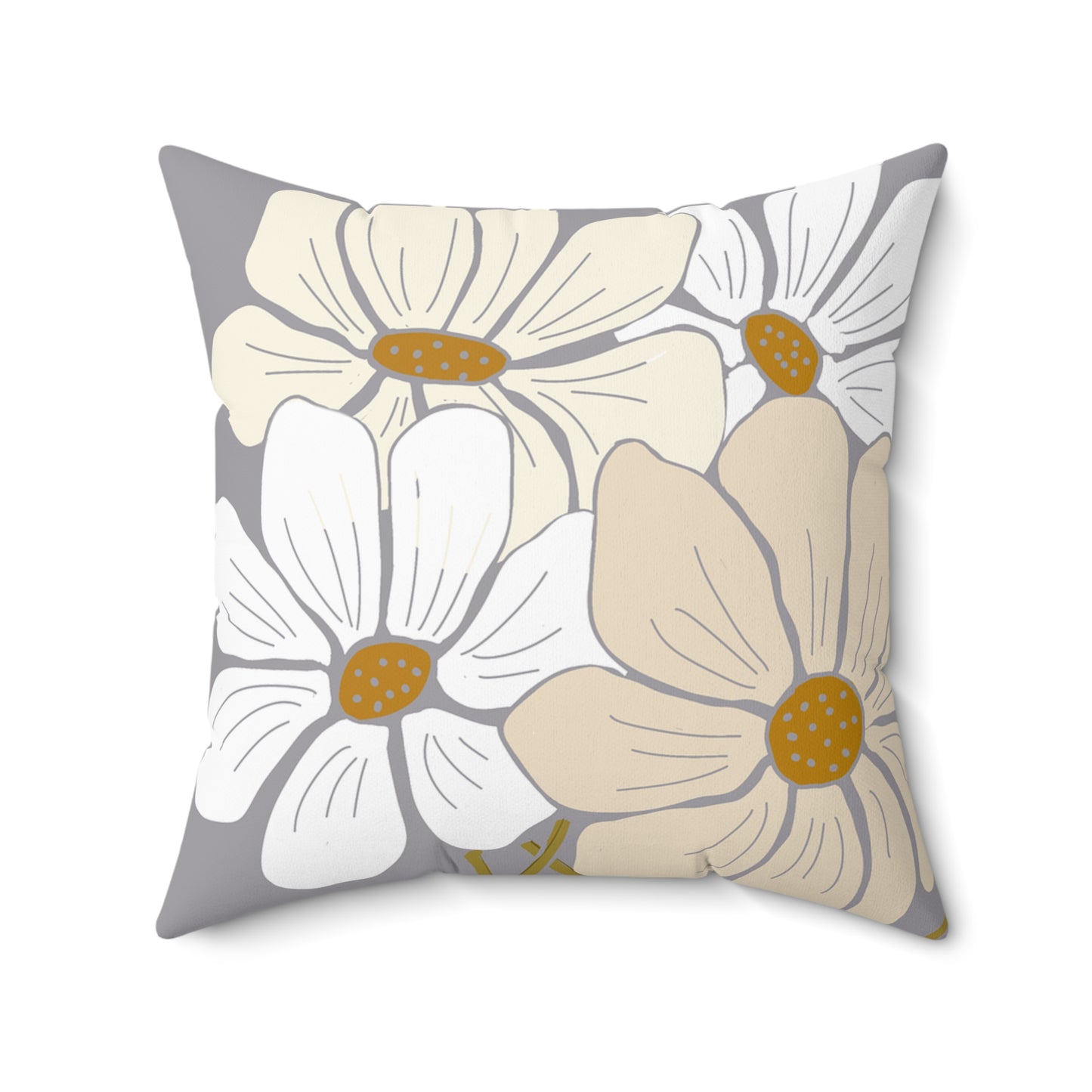 Spun Polyester Square Pillow
