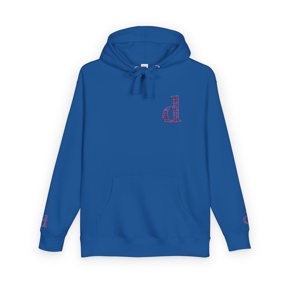 Floral Initial Unisex Fleece Hoodie | Cozy Casual Wear, Gifts for Her, Monogrammed Hooded Sweatshirt, Fall Fashion, Birthday Present