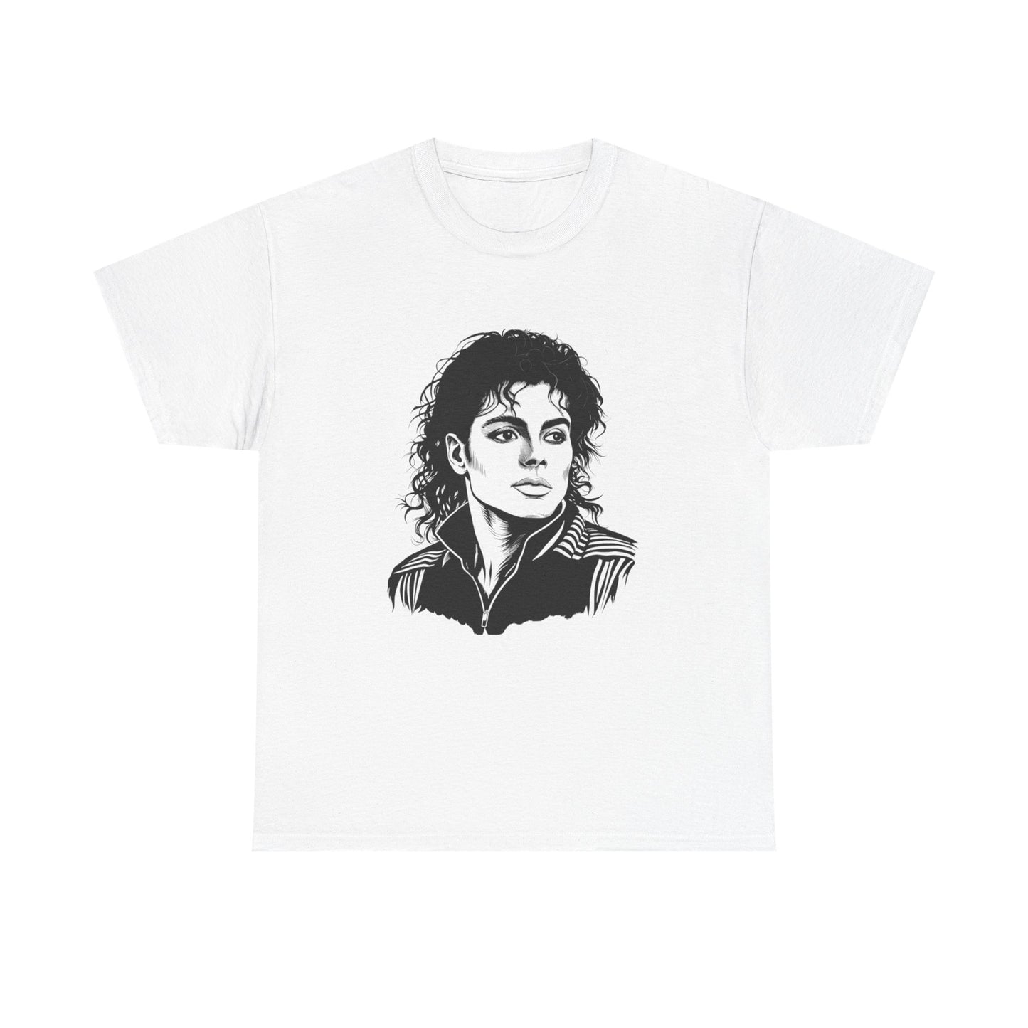 Michael Inspired Unisex Heavy Cotton Tee, Vintage Style Shirt, Retro Graphic Tee, Music Lover Gift, Unisex Casual Wear