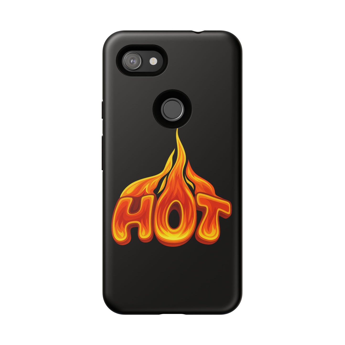 Stylish Phone Case, Hot Flames Design, Gift for Teens, Trendy Accessory, Protective Cover, Unique Phone Case