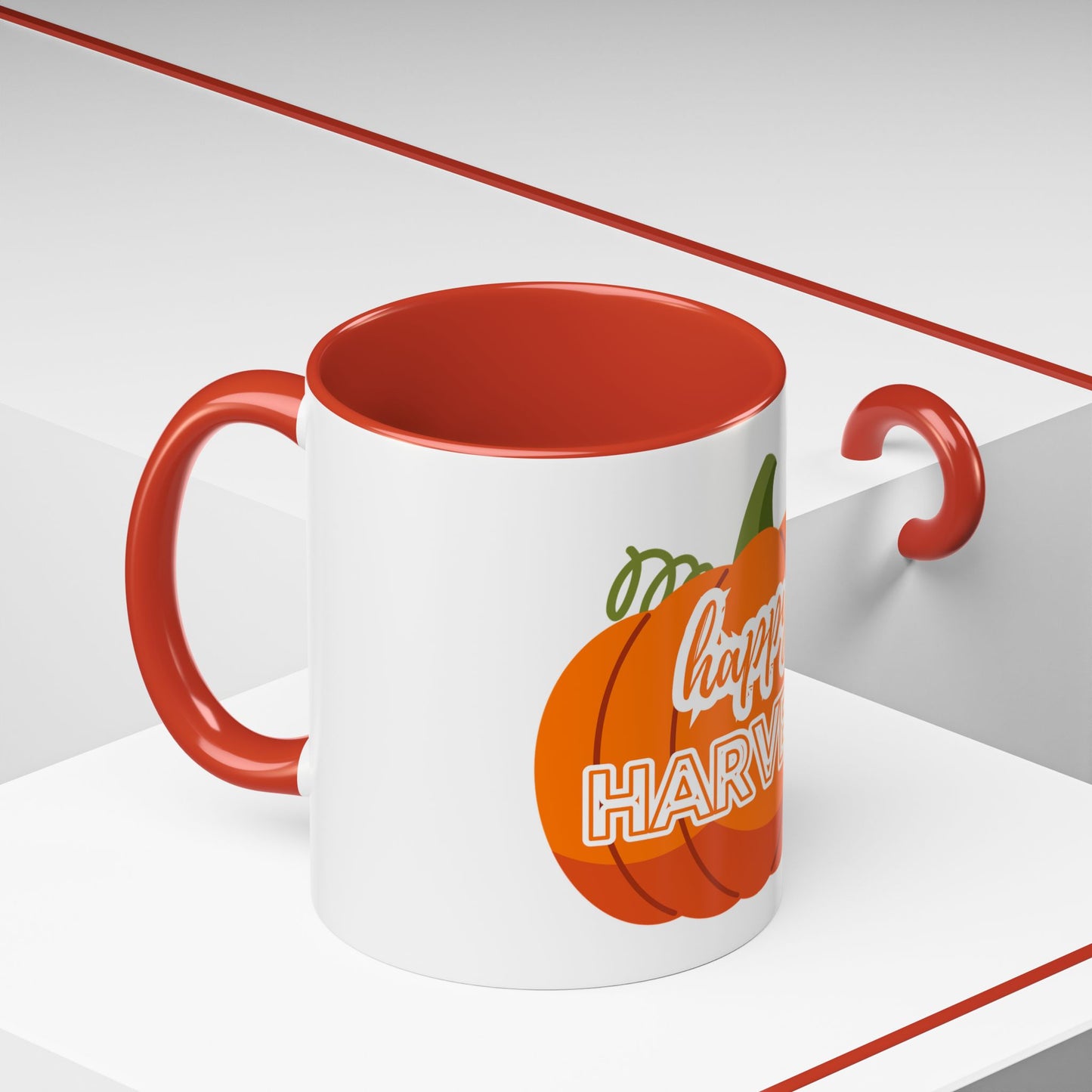 Happy Harvest Pumpkin Coffee Mug, Fall Mug, Seasonal Decor, Gift for Coffee Lovers, Autumn Vibes, Halloween Decoration