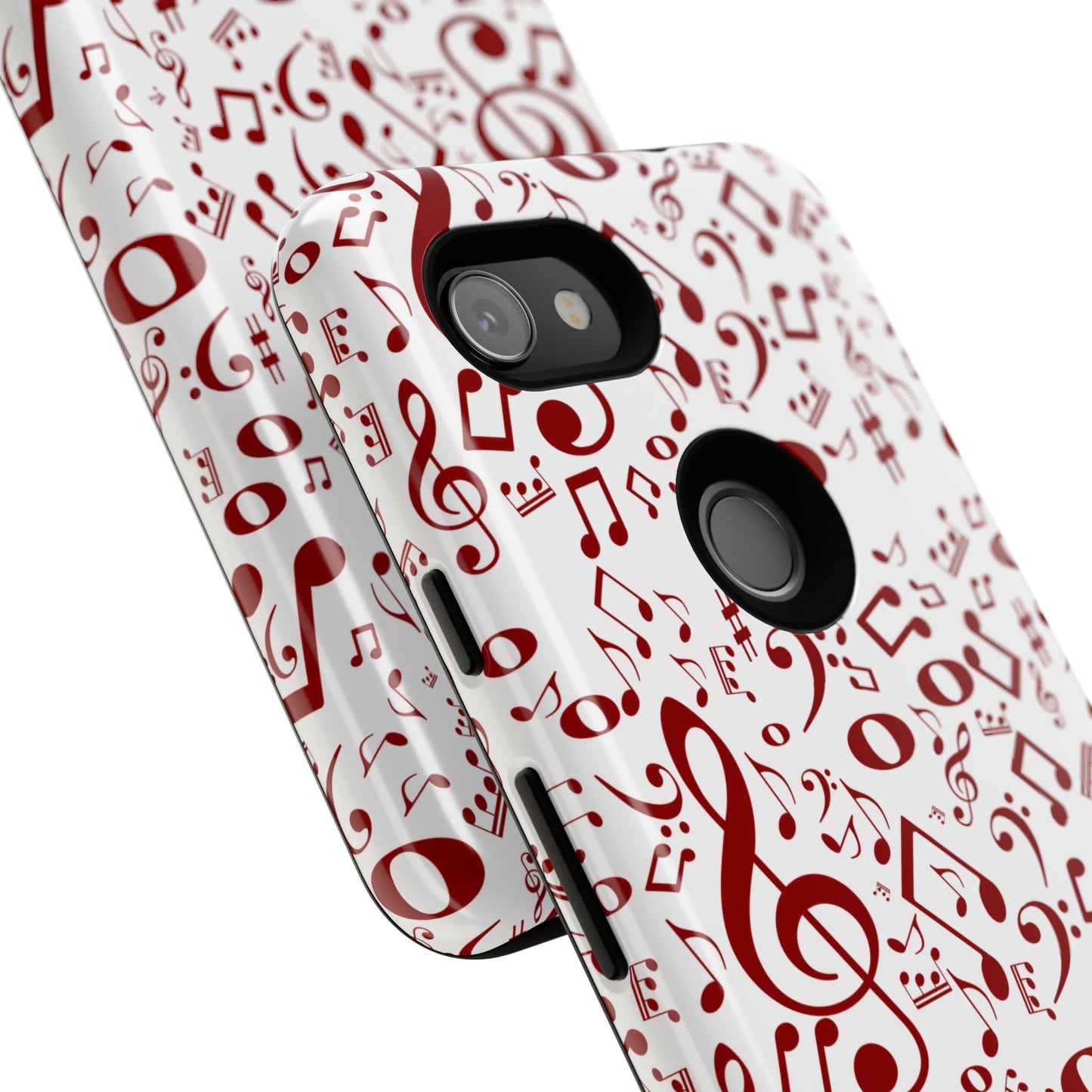 Musical Note Phone Case, Tough iPhone Cover, Gift for Musicians, Customizable, Music Lover's Accessory, Durable Phone Protection