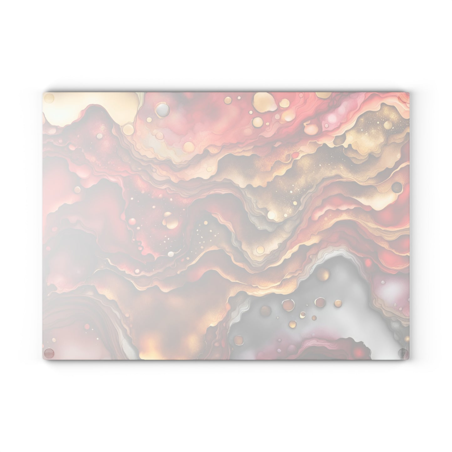Elegant Resin-Inspired Glass Cutting Board - Perfect for Entertaining, Housewarming Gift, Kitchen Décor, Wedding Gift, Charcuterie Board