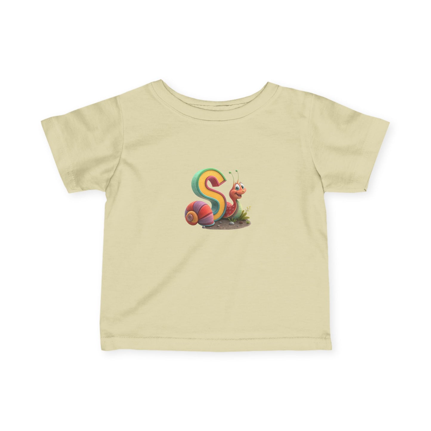 Cute Snail Rainbow Infant Tee, Baby T-Shirt, Toddler Gift, Kids Apparel, Fun Summer Outfit