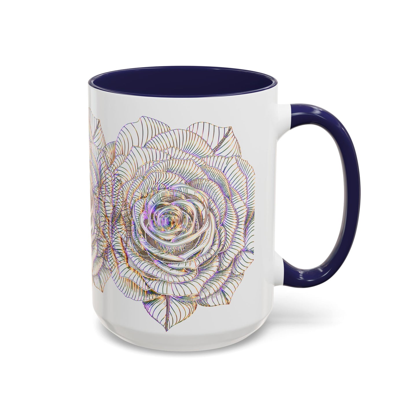 Holographic Floral Coffee Mug - Perfect Gift for Plant Lovers, Home Decor, Tea & Coffee Lovers, Mother's Day, Birthdays