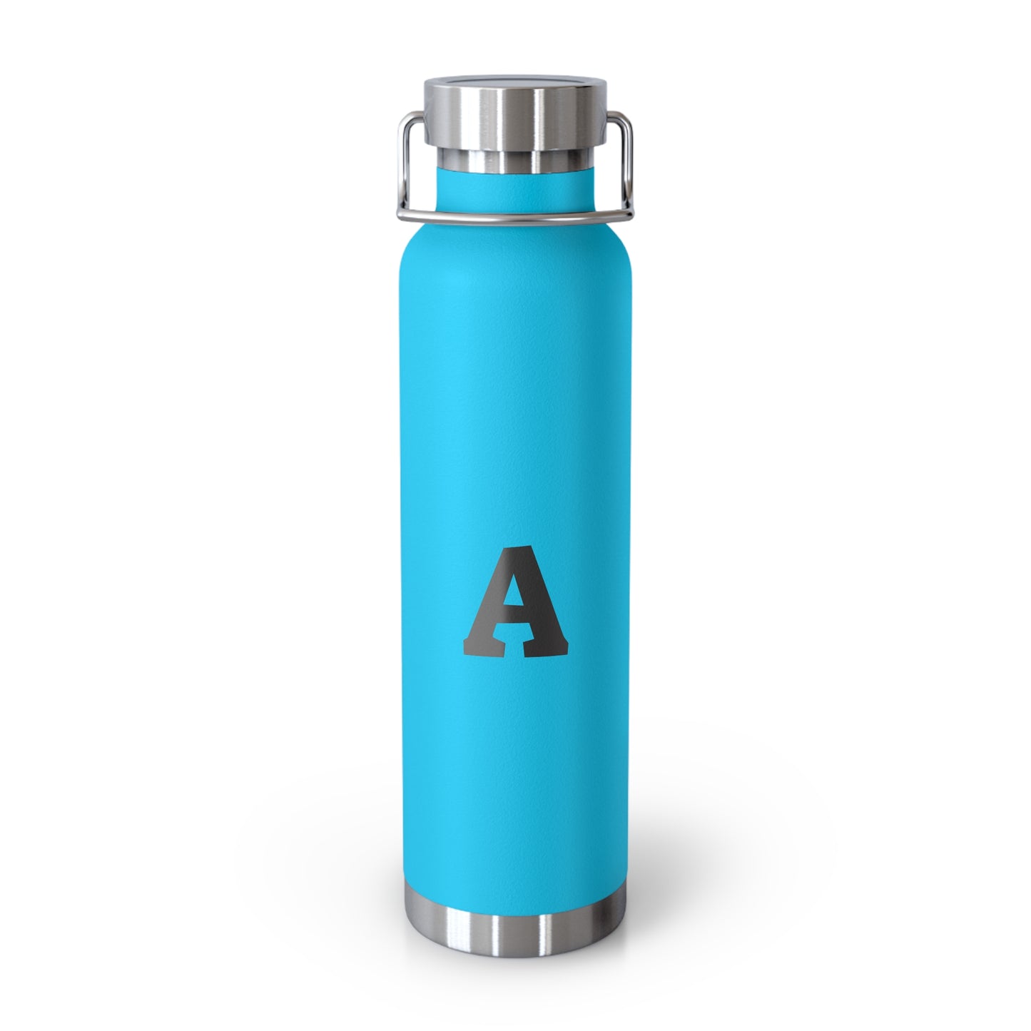 Personalized Copper Insulated Water Bottle, 22oz - Custom Monogram, Travel Mug, Fitness Bottle, Hydration Gift, Eco-Friendly