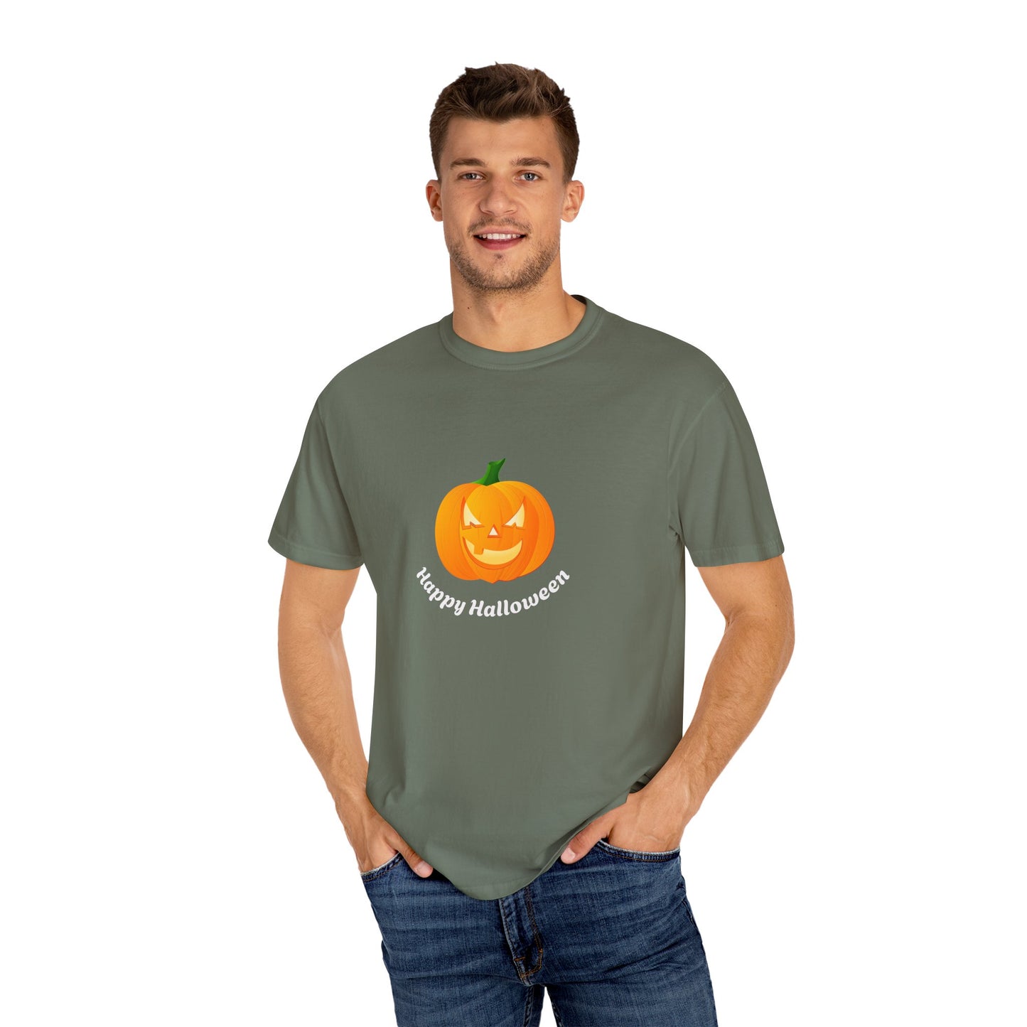 Halloween Pumpkin T-Shirt, Unisex Fall Shirt, Spooky Tee, Autumn Casual Wear, Trick or Treat Costume