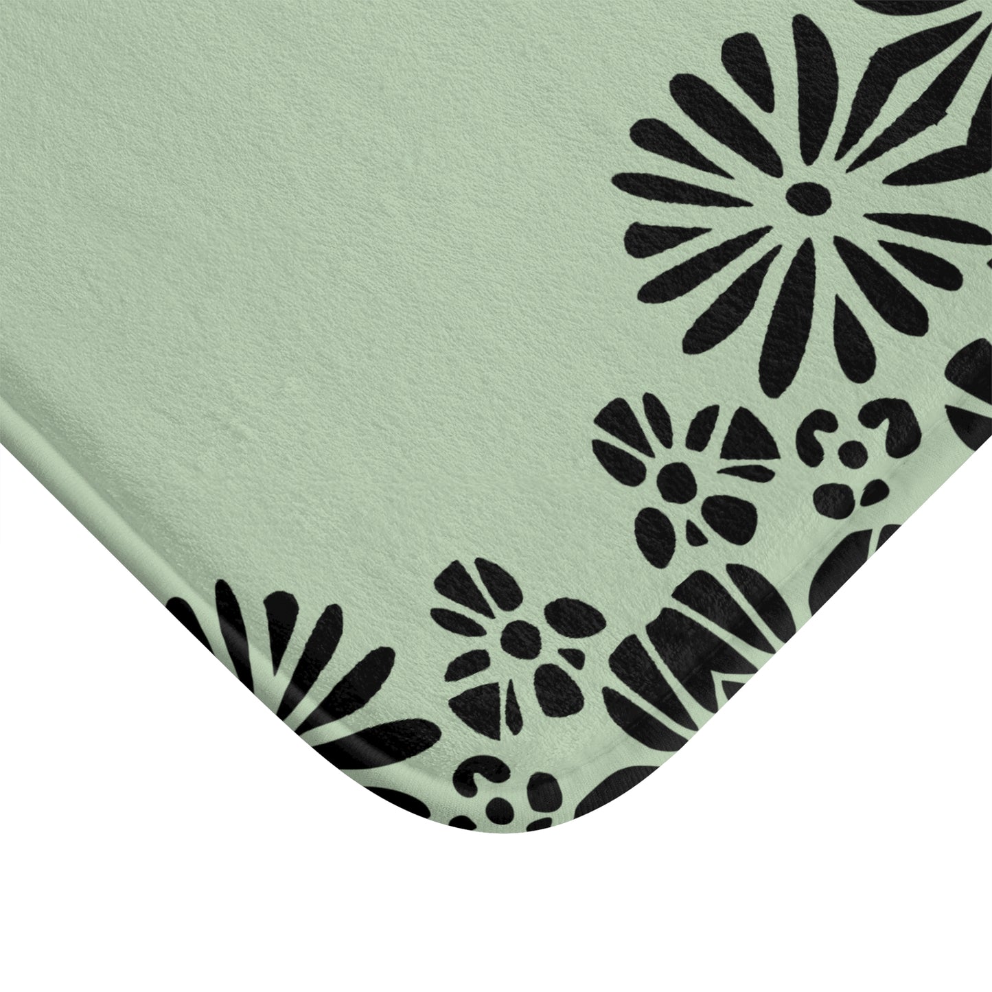 Floral Elegance Bath Mat - Chic Bathroom Decor, Home Spa Essentials, Gift for Her, Modern Design, Cozy Comfort