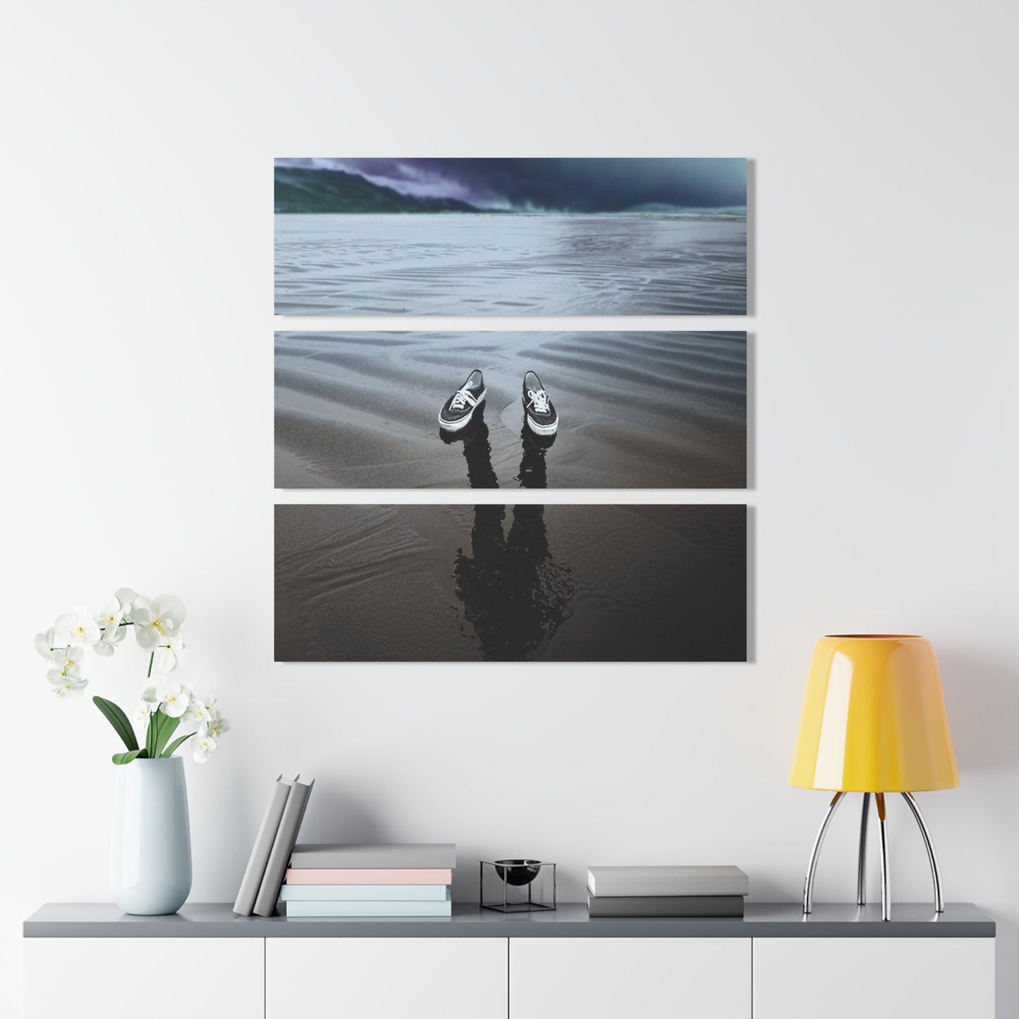 Serene Acrylic Prints - Triptych Wall Art, Coastal Decor, Home Gallery, Ocean Photography, Modern Art, Gift for Beach Lovers