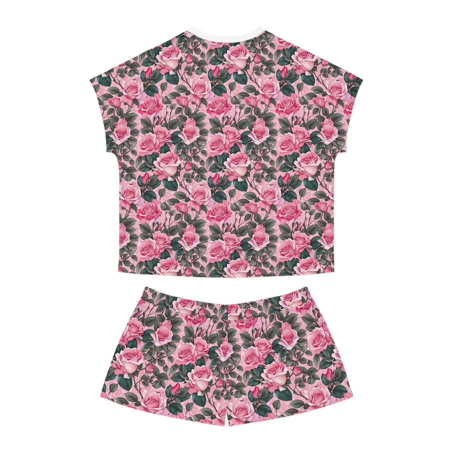 Floral Women's Pajama Set, Cute Sleepwear, Short Sleep Set, Comfortable Nightwear, Summer PJs, Gift for Her